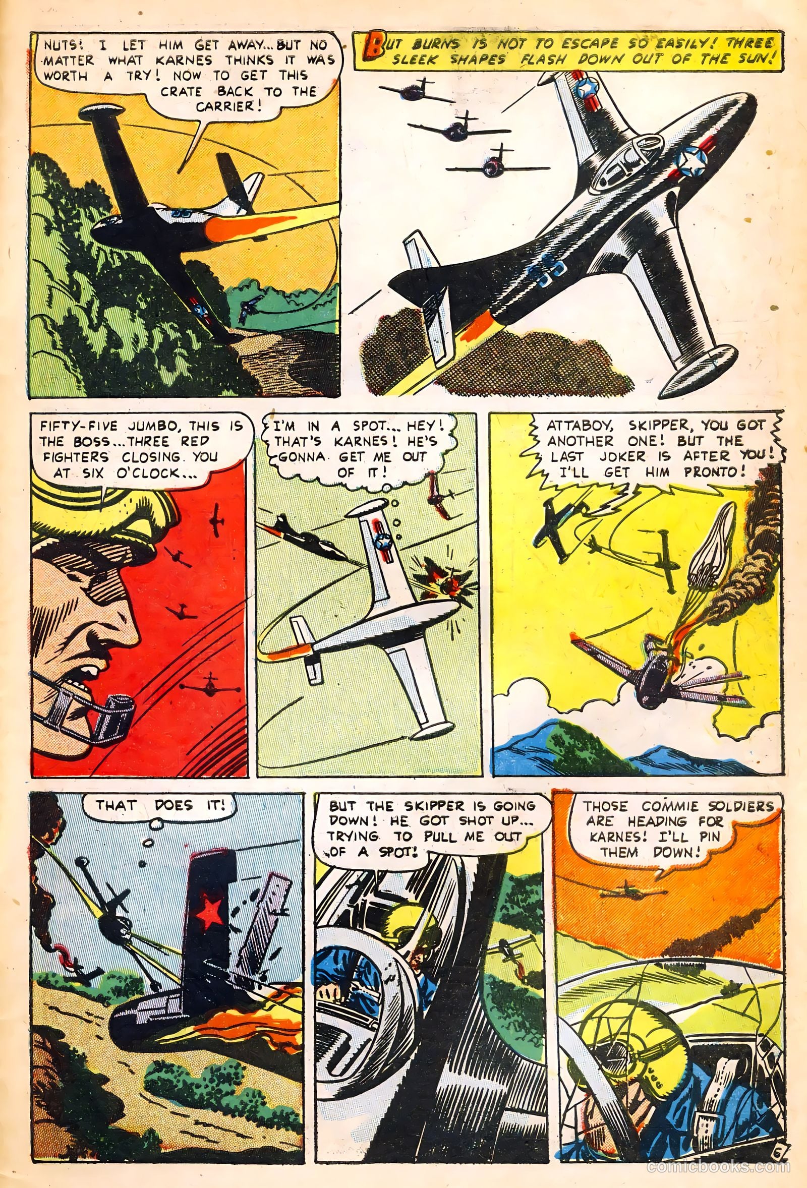 Jet Fighters #6 (1953) — page 31 of 36
