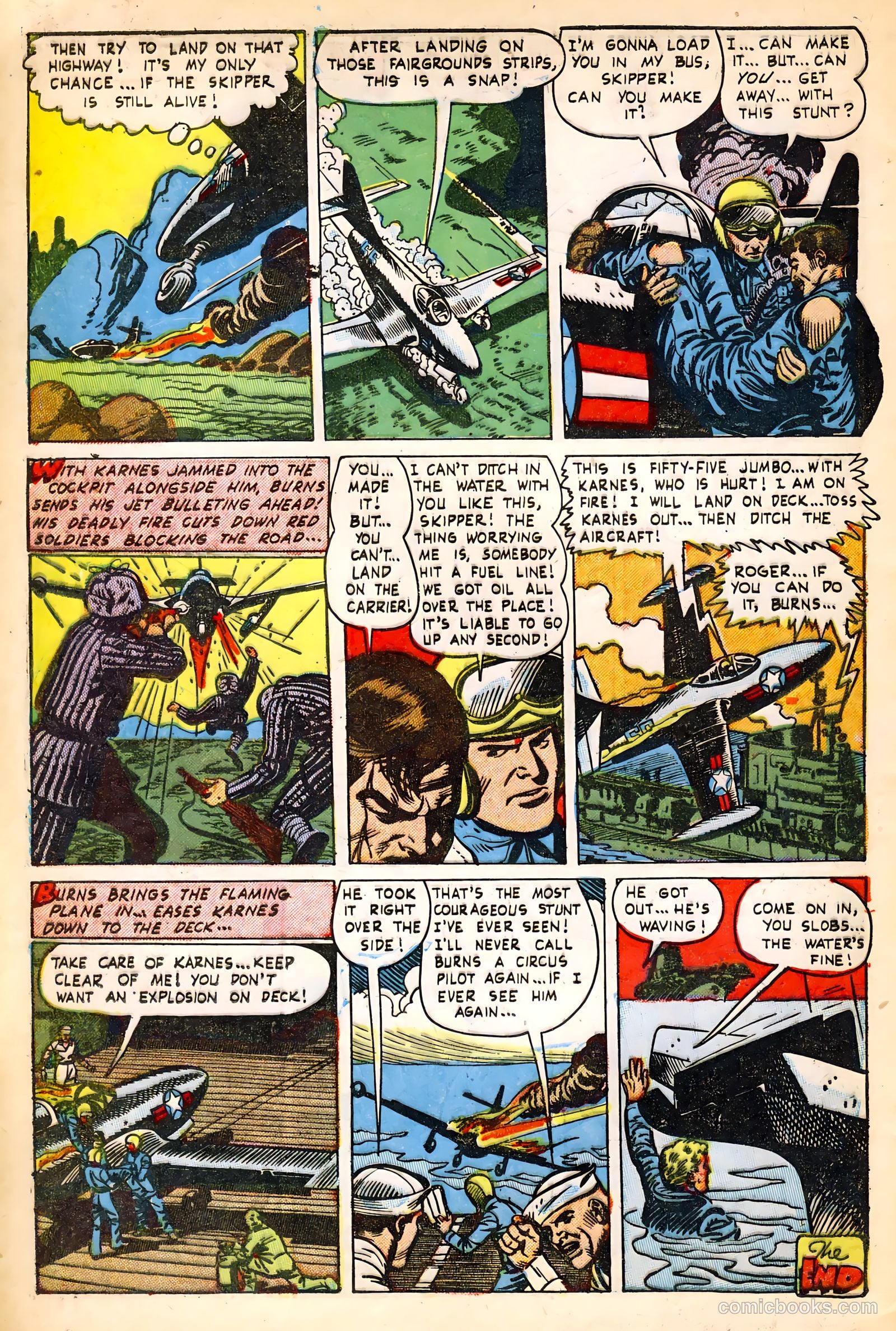 Jet Fighters #6 (1953) — page 32 of 36
