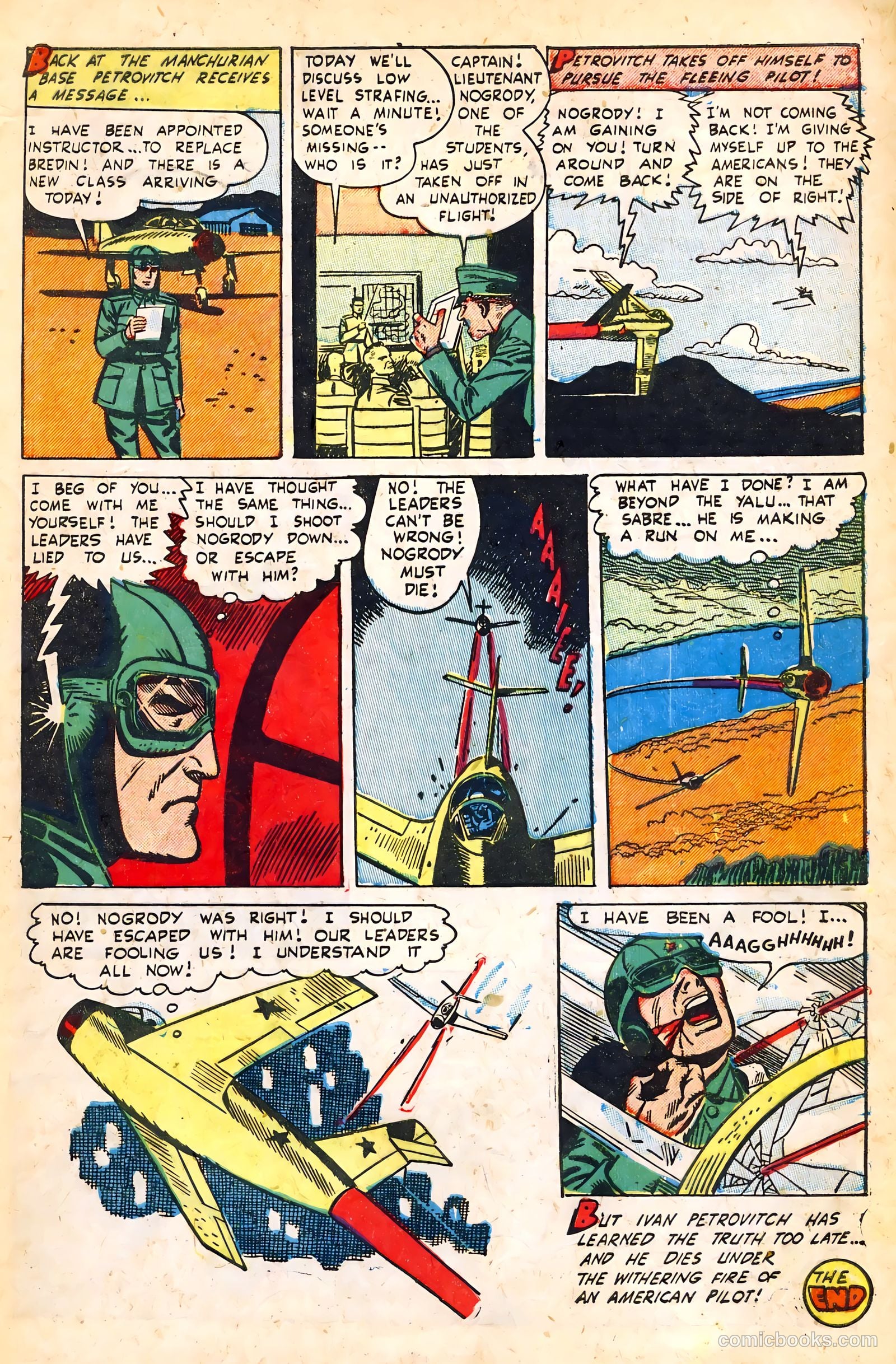 Jet Fighters #7 (1953) — page 9 of 36