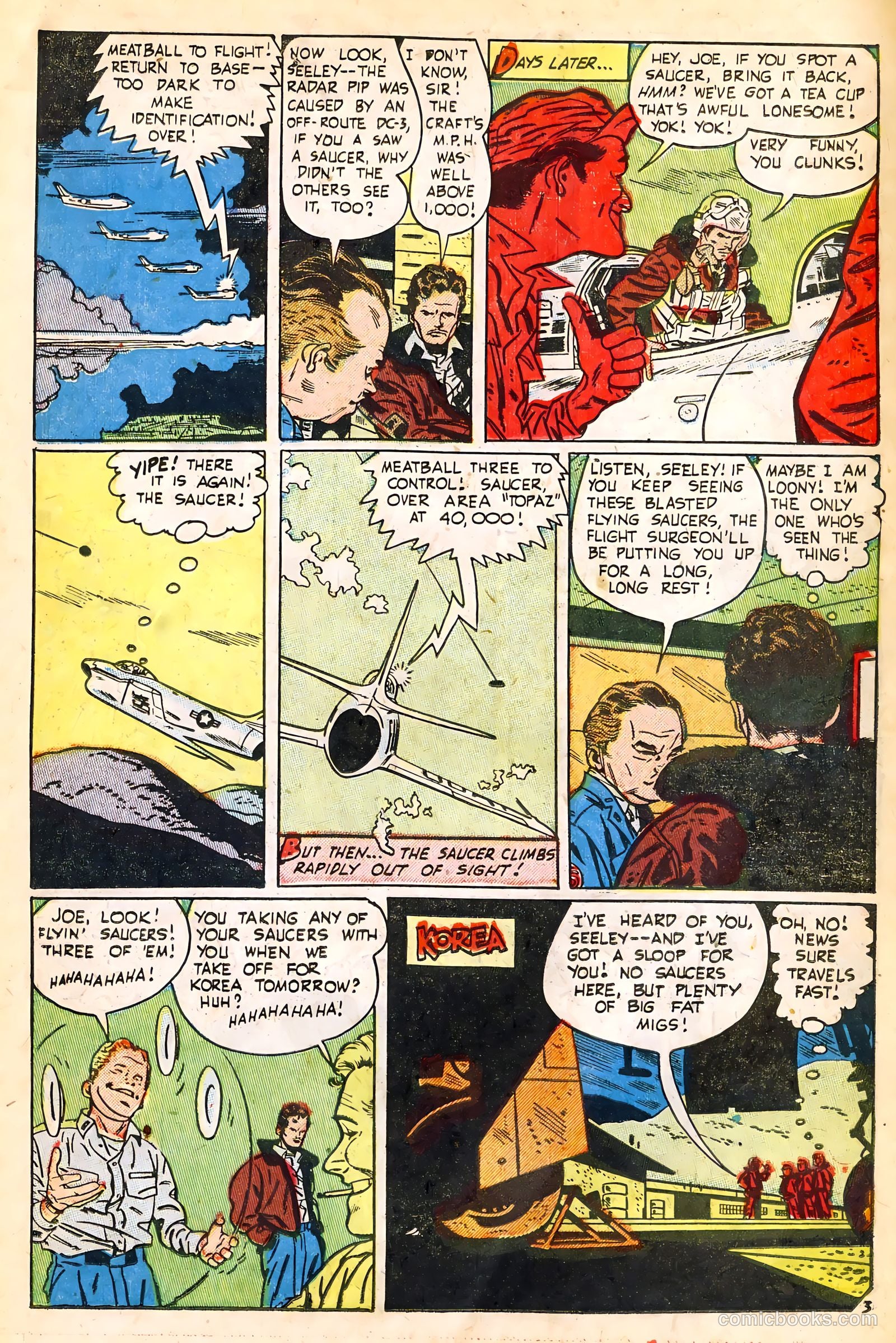 Jet Fighters #7 (1953) — page 23 of 36
