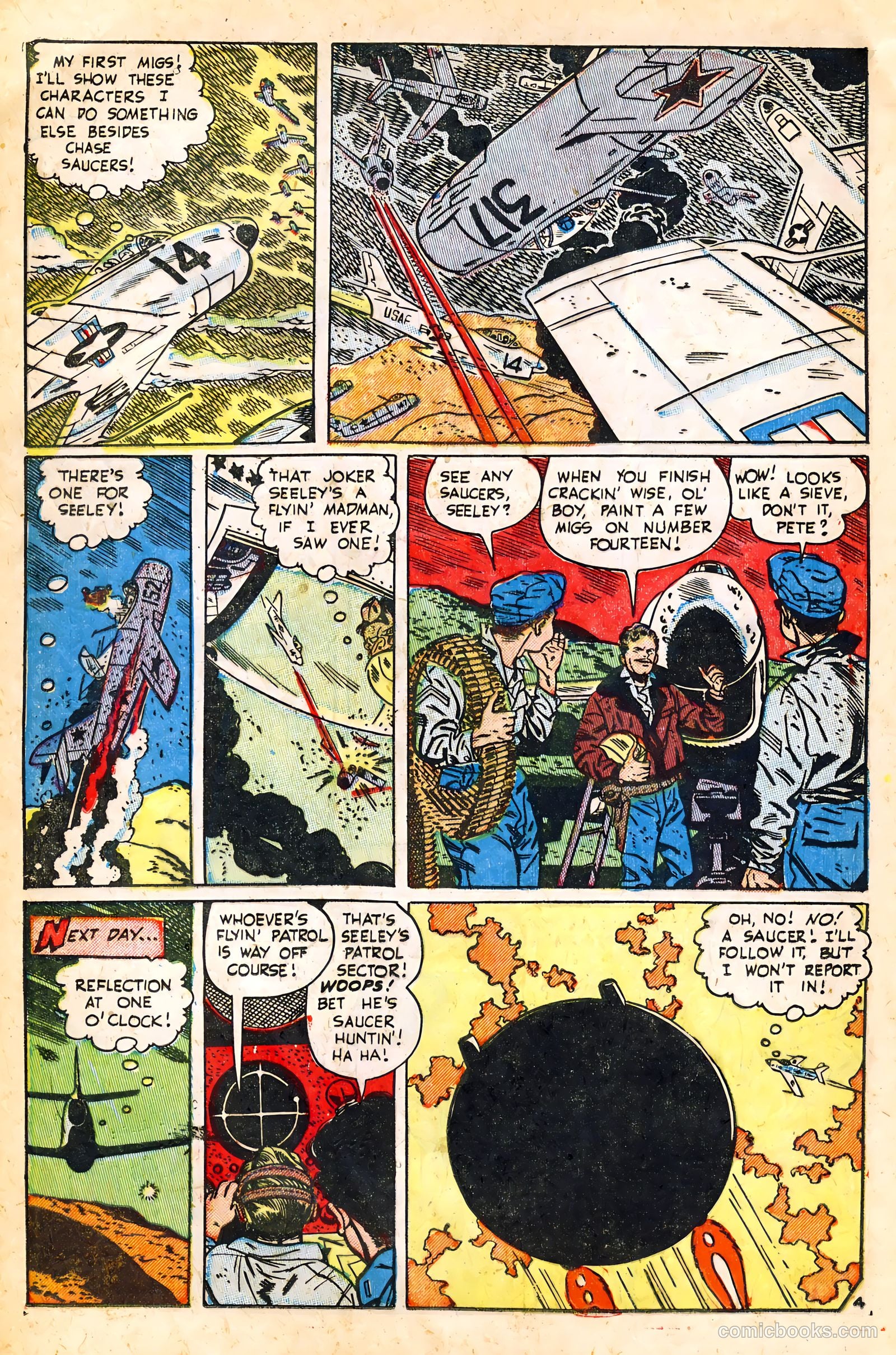 Jet Fighters #7 (1953) — page 24 of 36