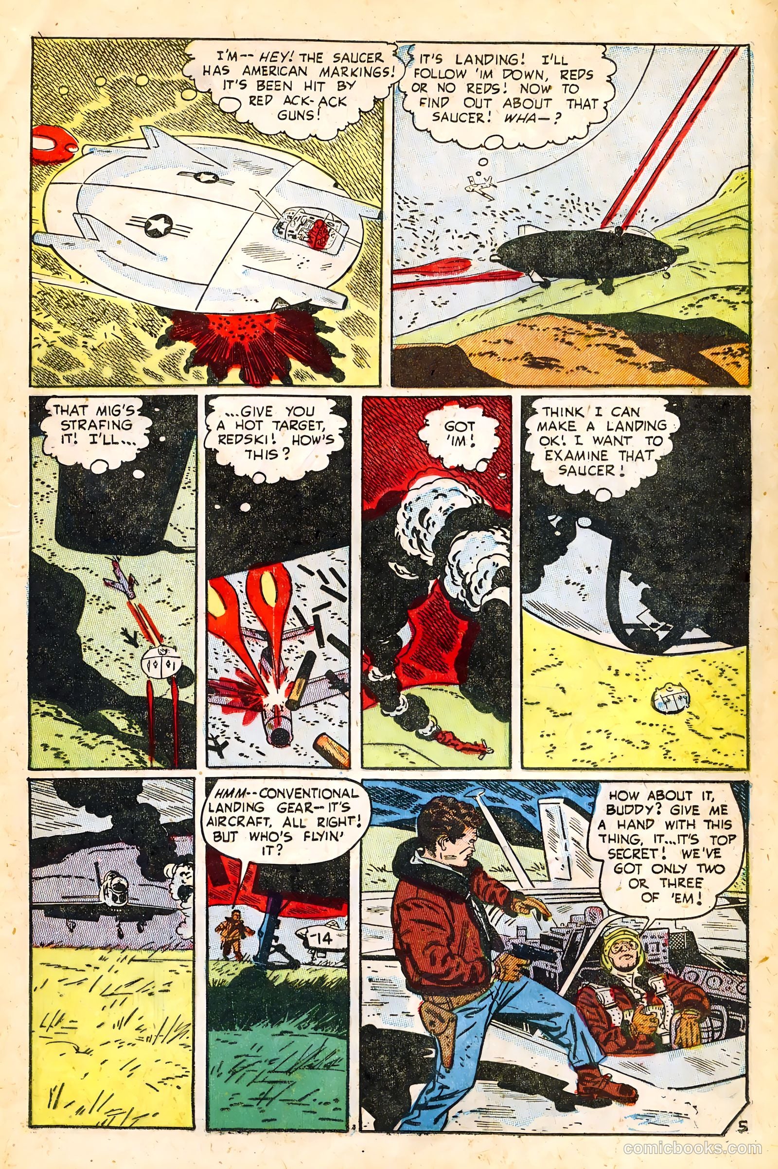 Jet Fighters #7 (1953) — page 25 of 36