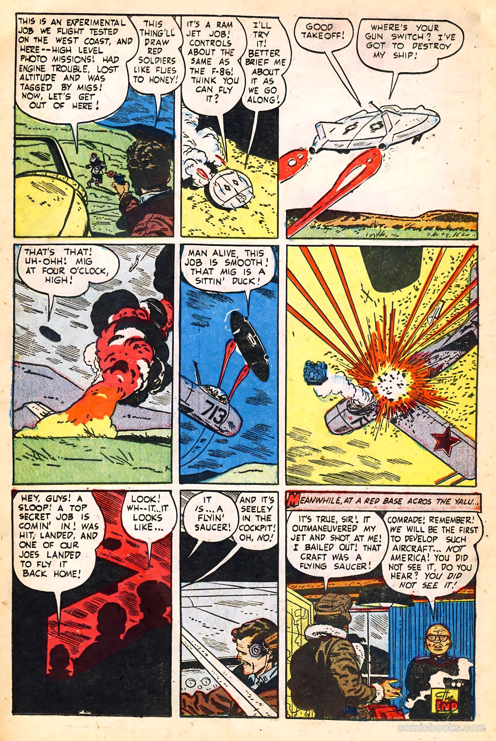 Jet Fighters #7 (1953) — page 26 of 36