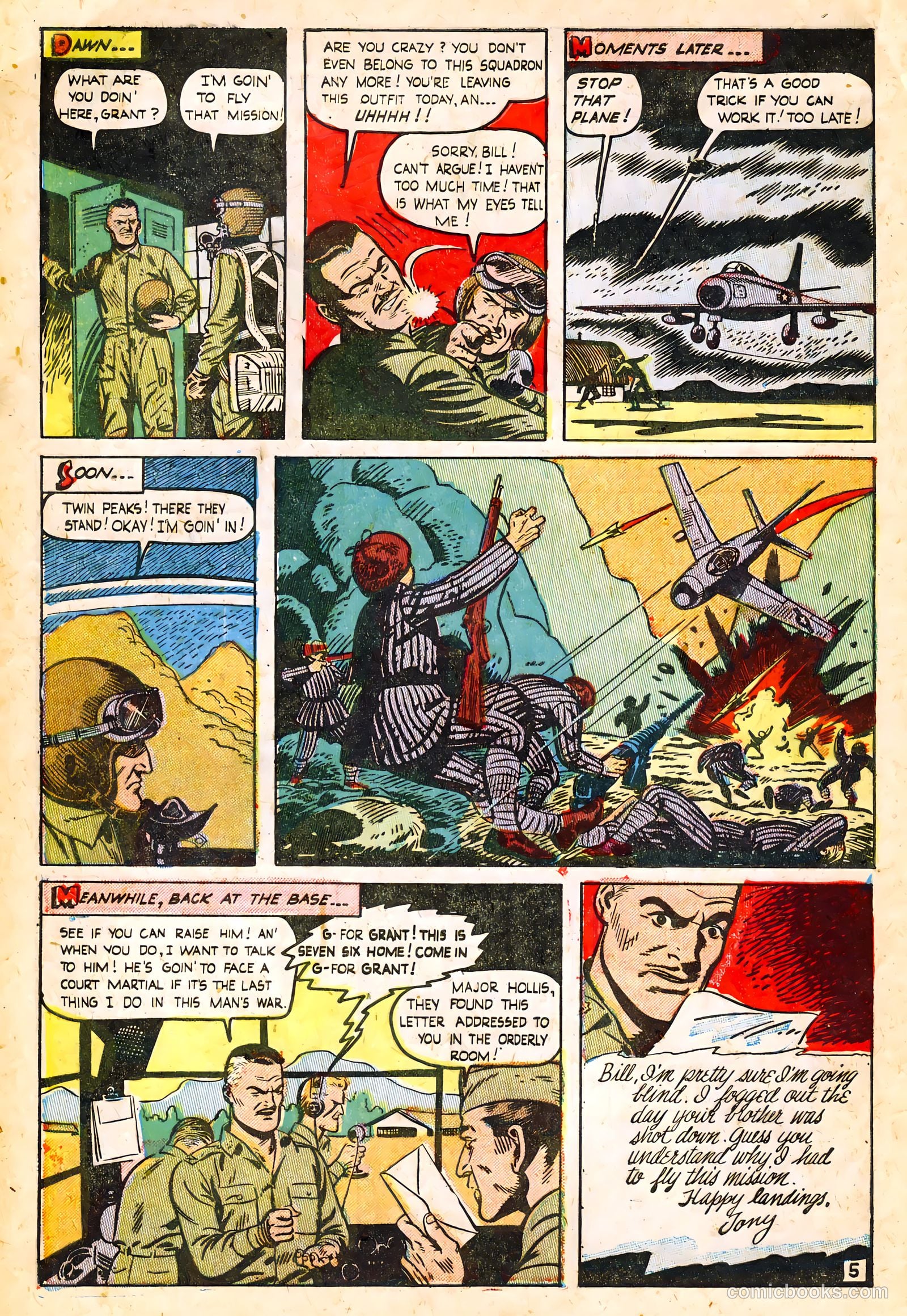 Jet Fighters #7 (1953) — page 32 of 36