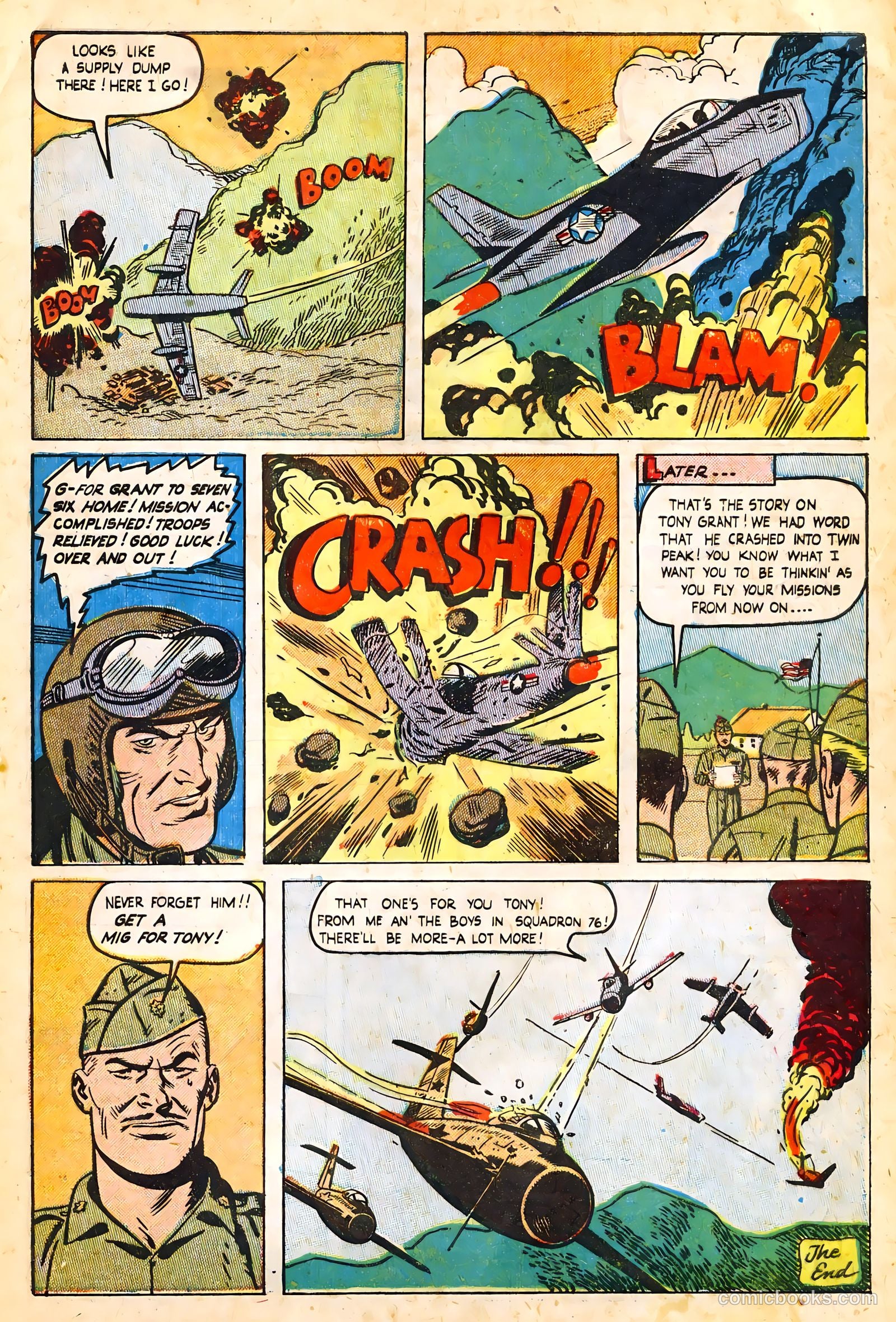 Jet Fighters #7 (1953) — page 33 of 36