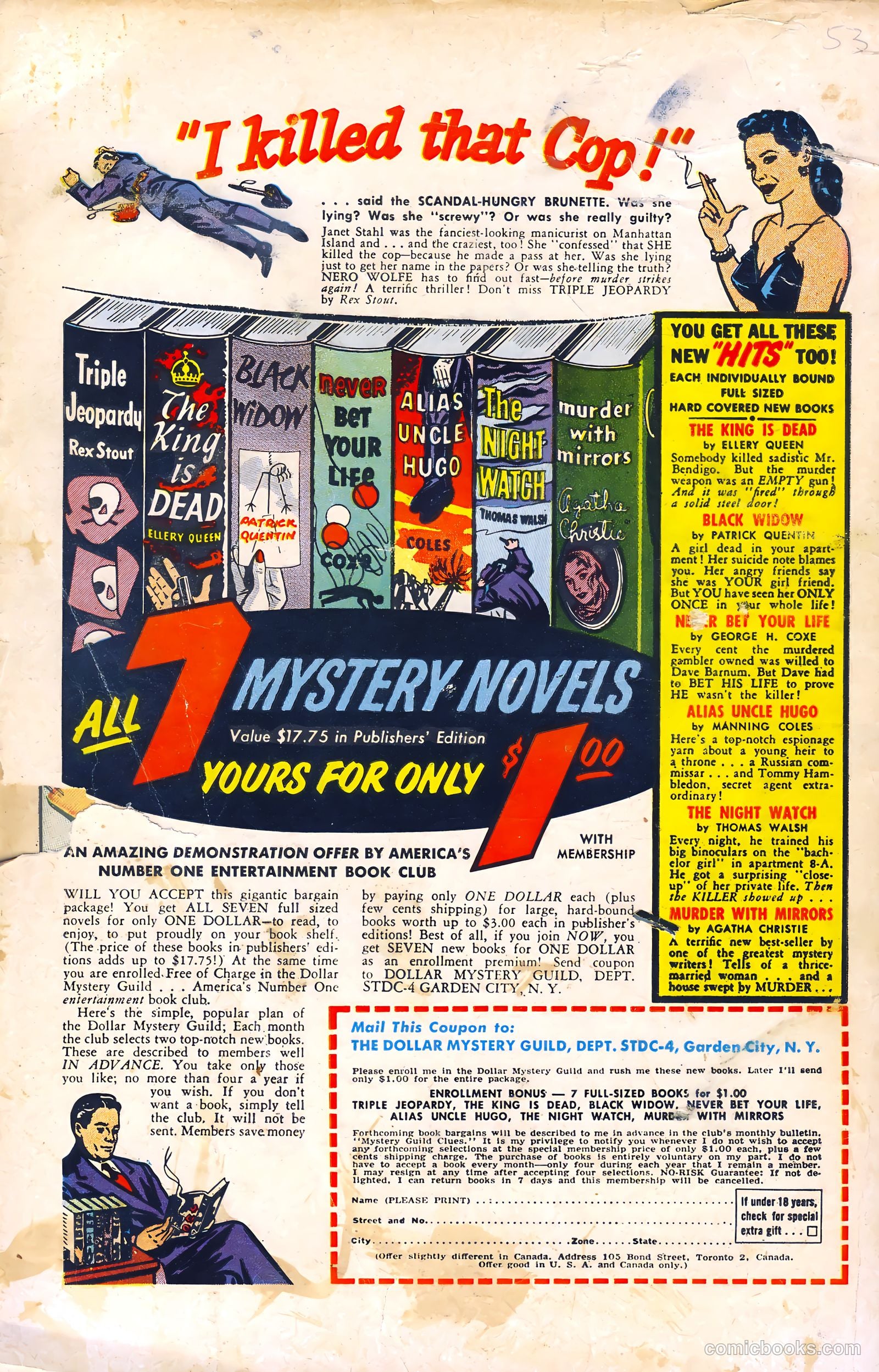 Jet Fighters #7 (1953) — page 36 of 36