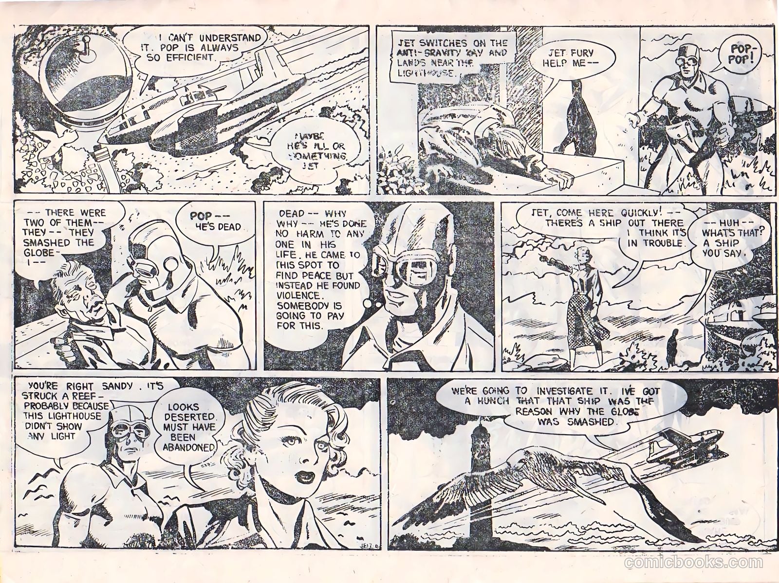 Jet Fury #17 (1951) — page 5 of 20