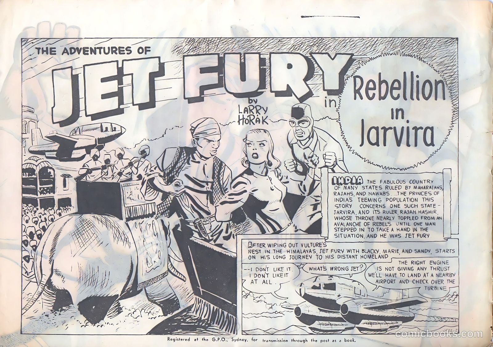 Jet Fury #22 (1951) — page 2 of 24