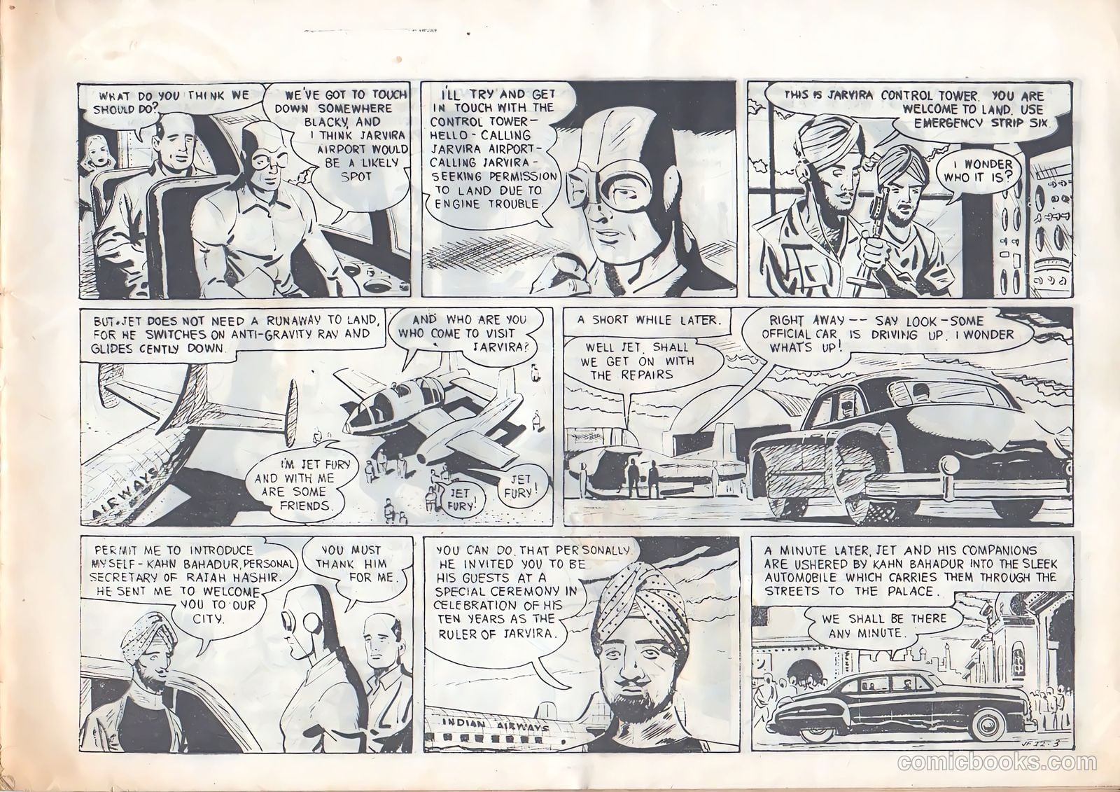 Jet Fury #22 (1951) — page 3 of 24
