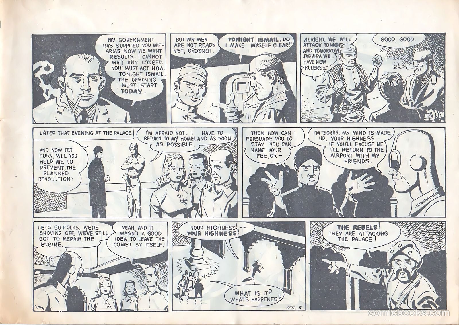 Jet Fury #22 (1951) — page 5 of 24
