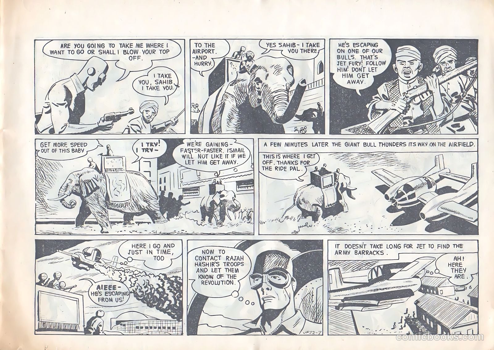Jet Fury #22 (1951) — page 7 of 24