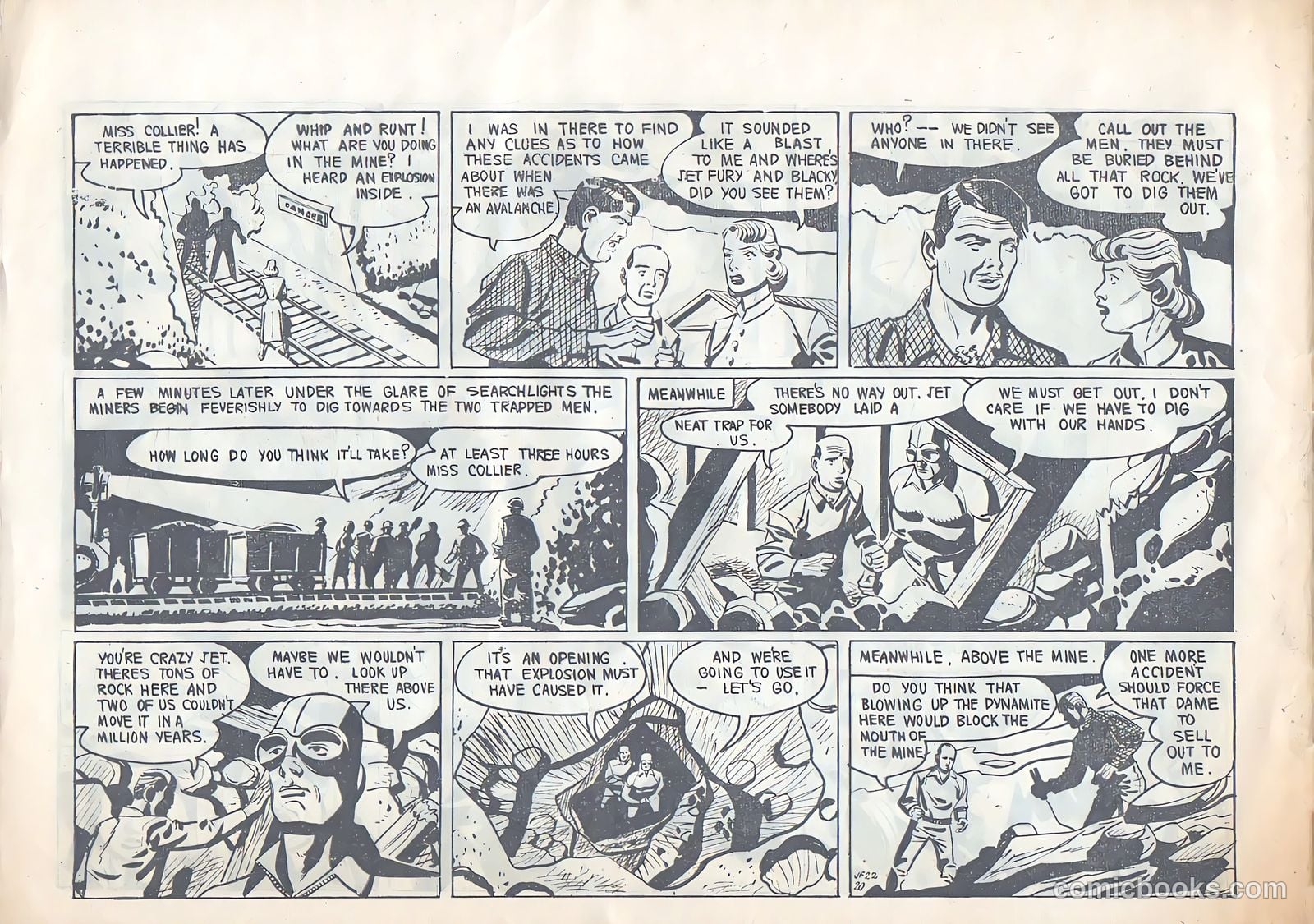 Jet Fury #22 (1951) — page 20 of 24