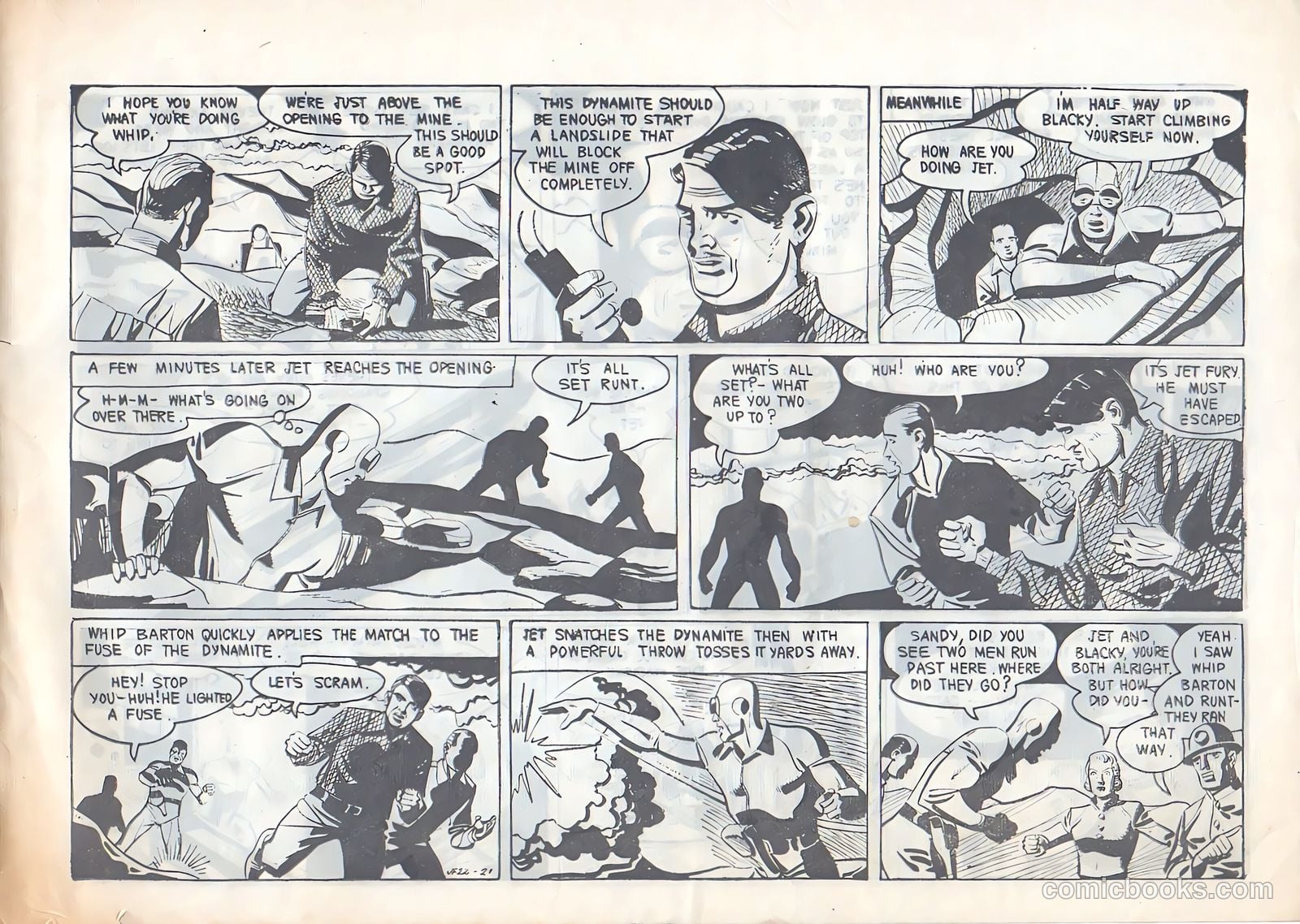 Jet Fury #22 (1951) — page 21 of 24