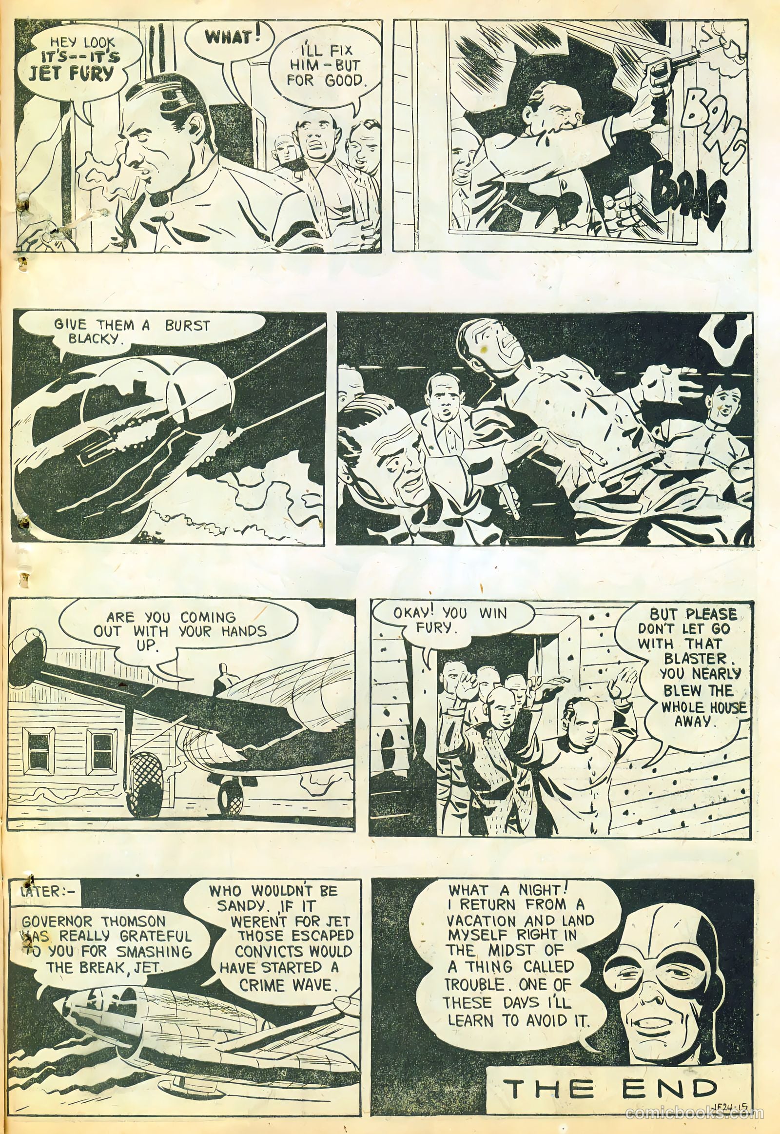 Jet Fury #24 (1951) — page 15 of 24