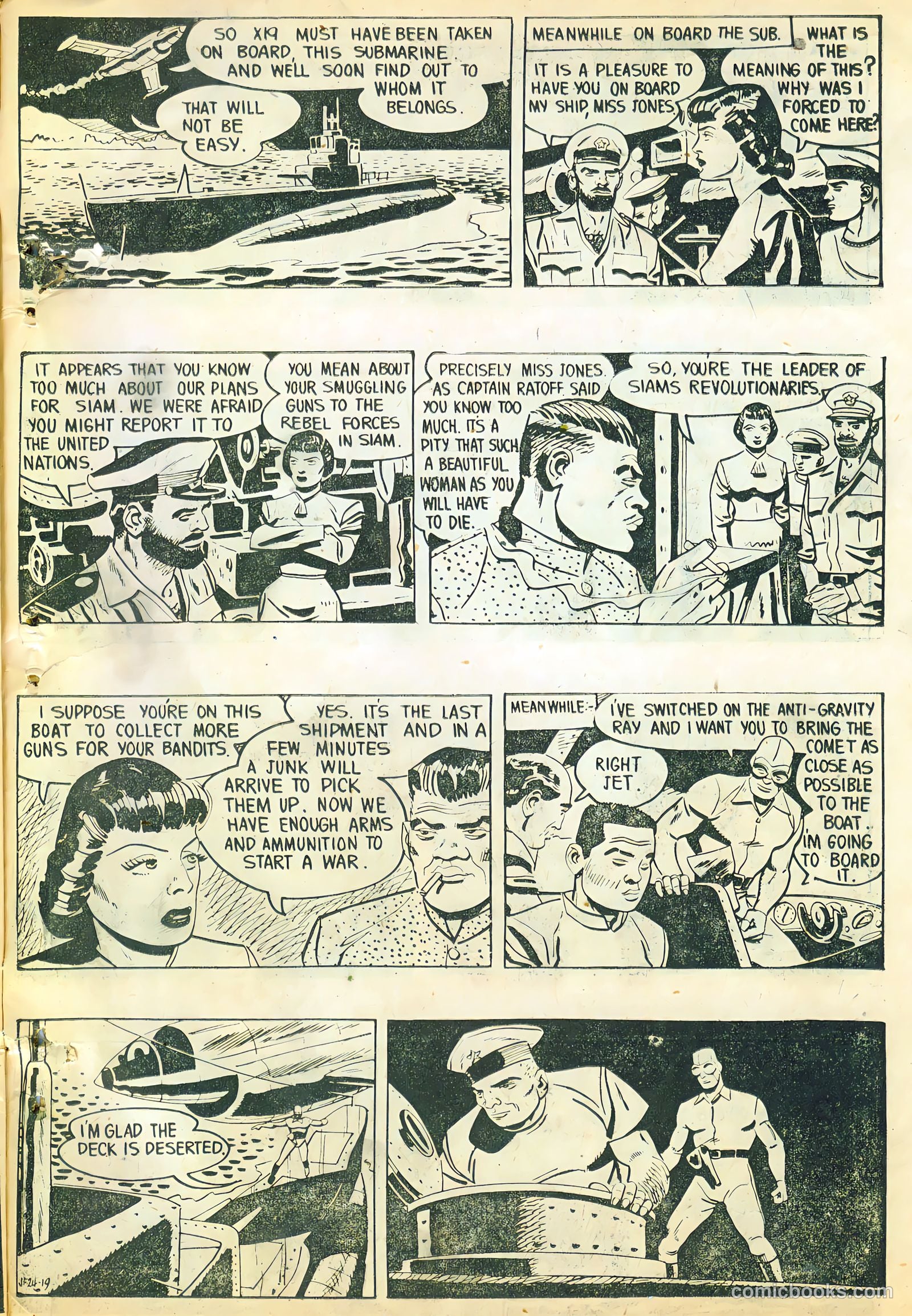 Jet Fury #24 (1951) — page 19 of 24