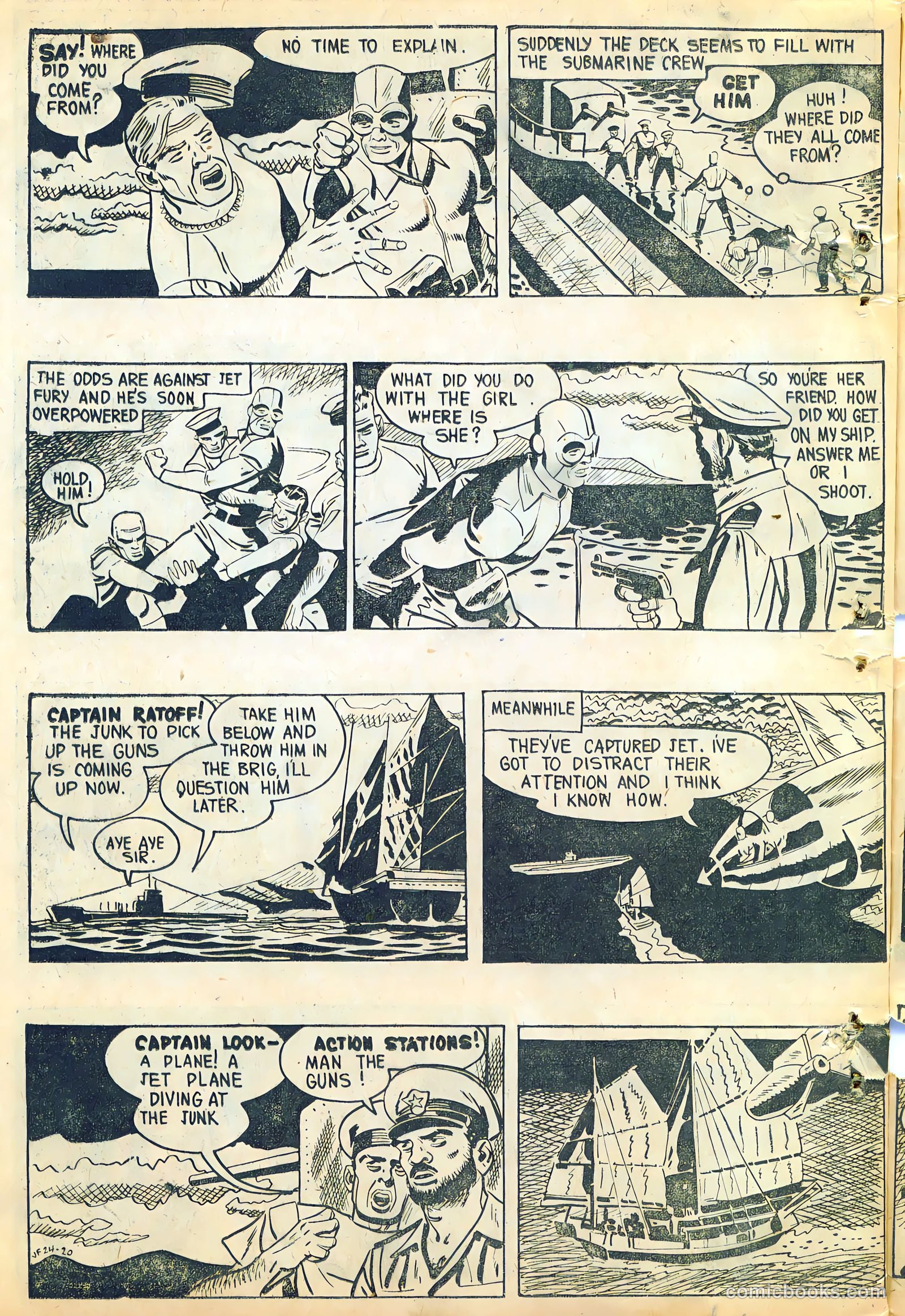 Jet Fury #24 (1951) — page 20 of 24