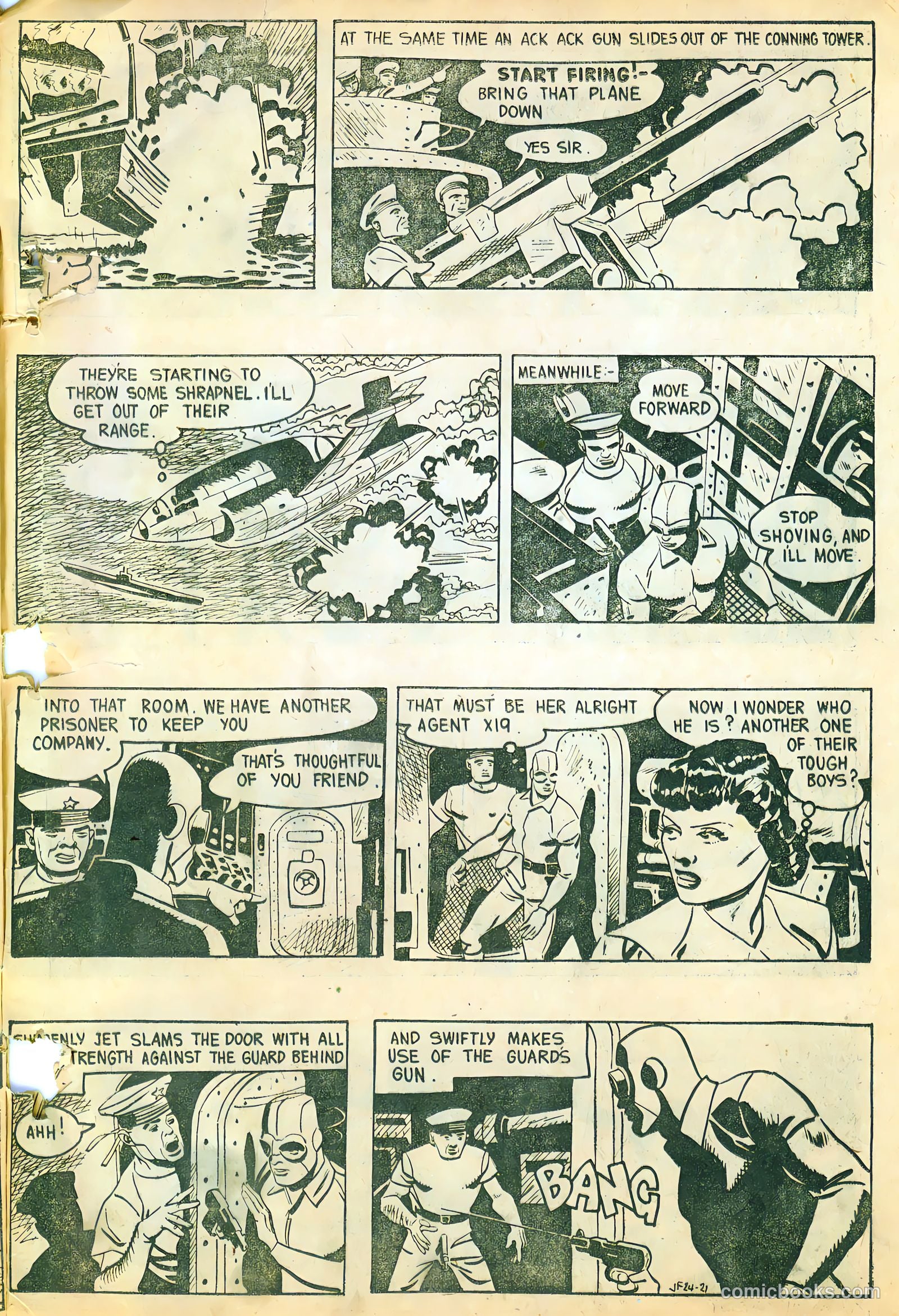 Jet Fury #24 (1951) — page 21 of 24