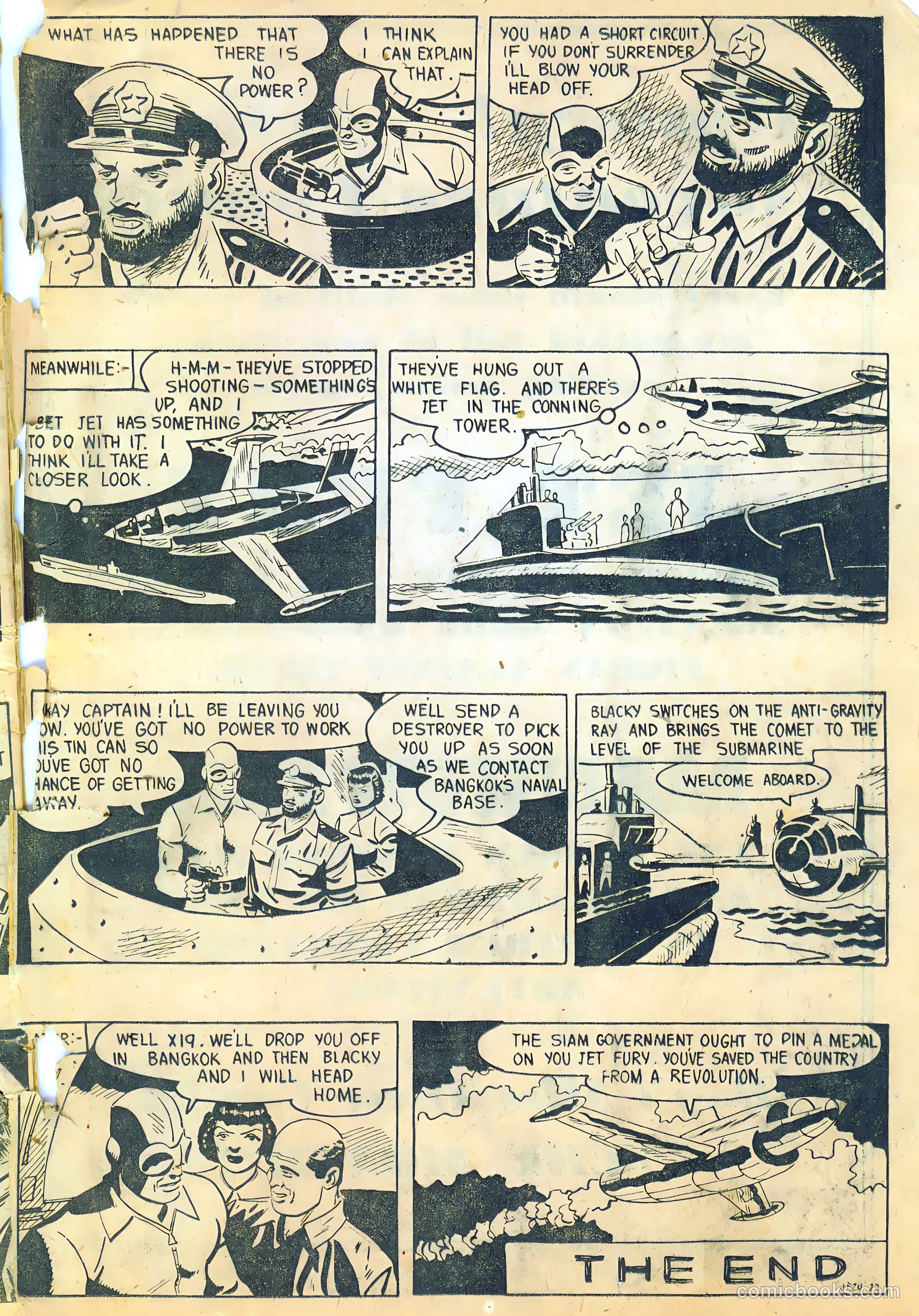 Jet Fury #24 (1951) — page 23 of 24