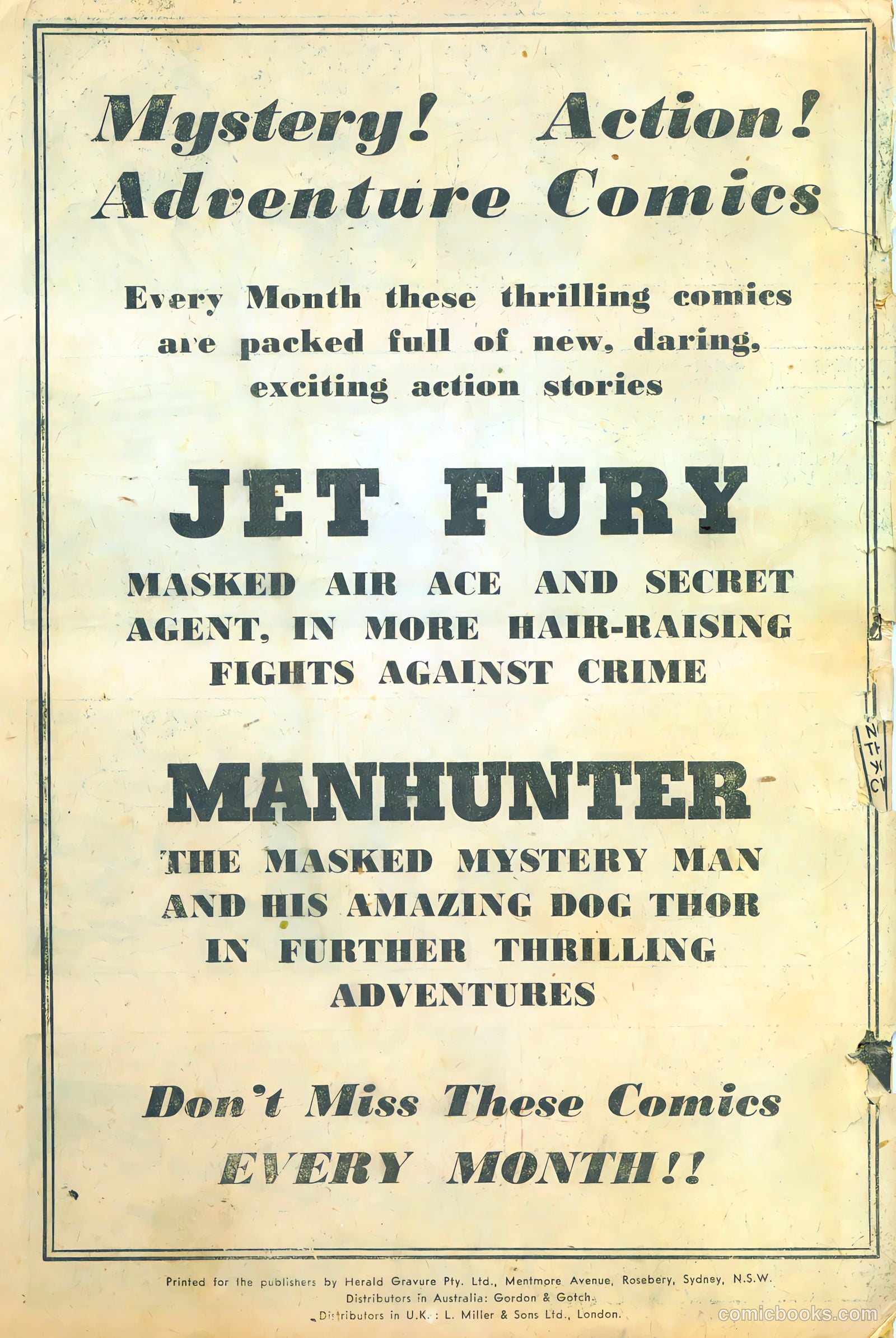 Jet Fury #24 (1951) — page 24 of 24