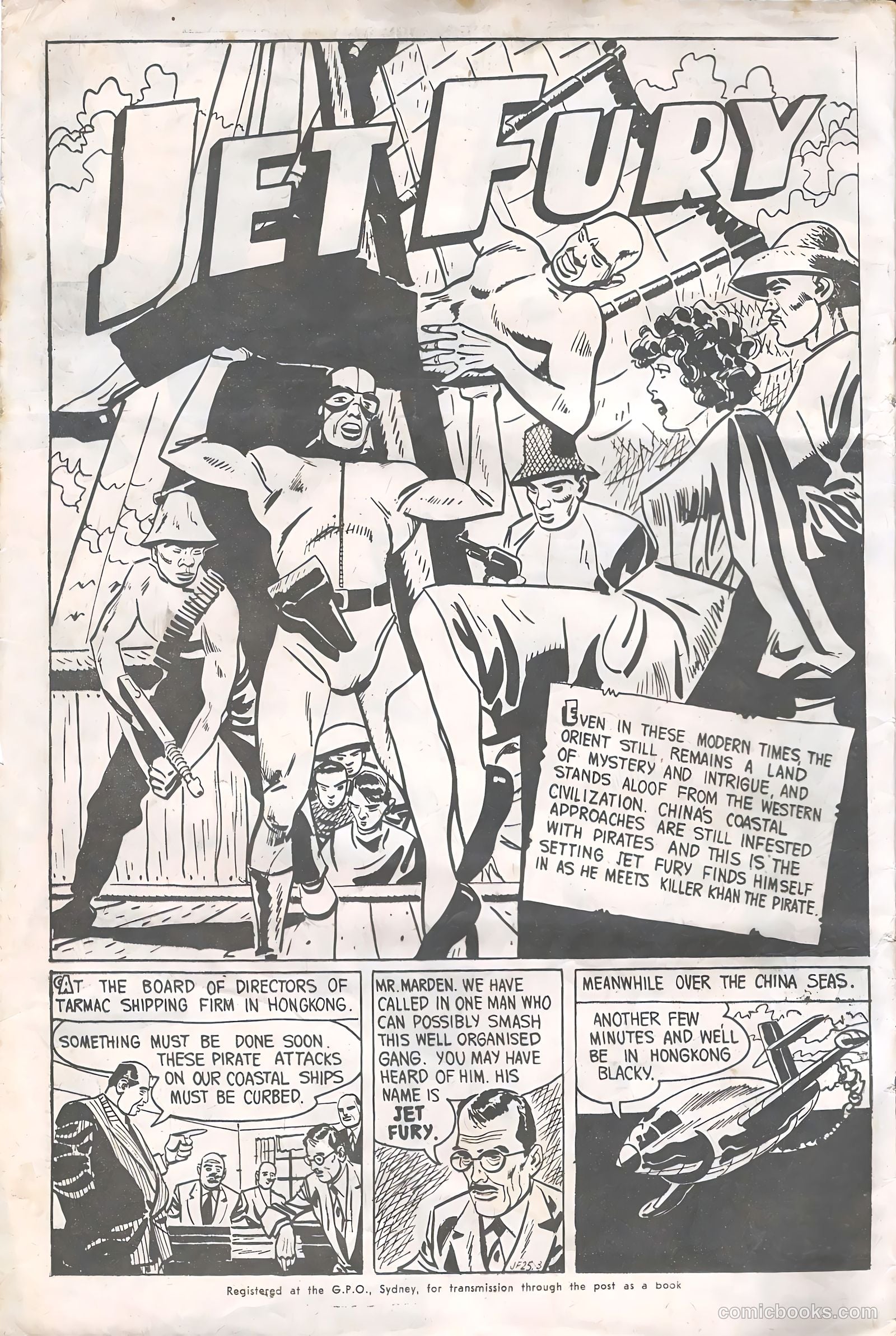Jet Fury #25 (1952) — page 2 of 24