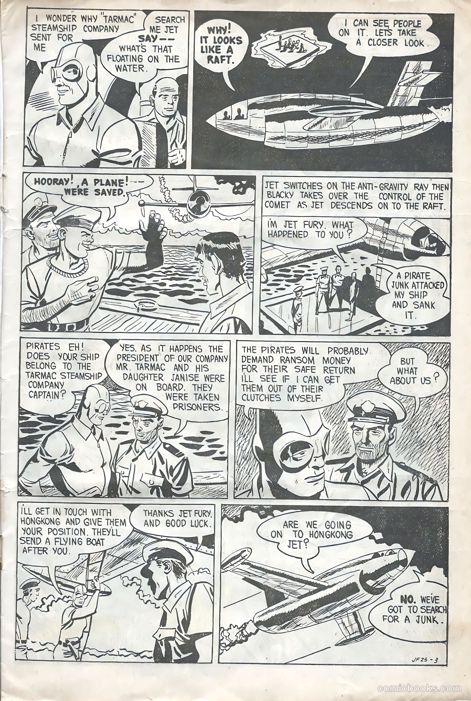 Jet Fury #25 (1952) — page 3 of 24