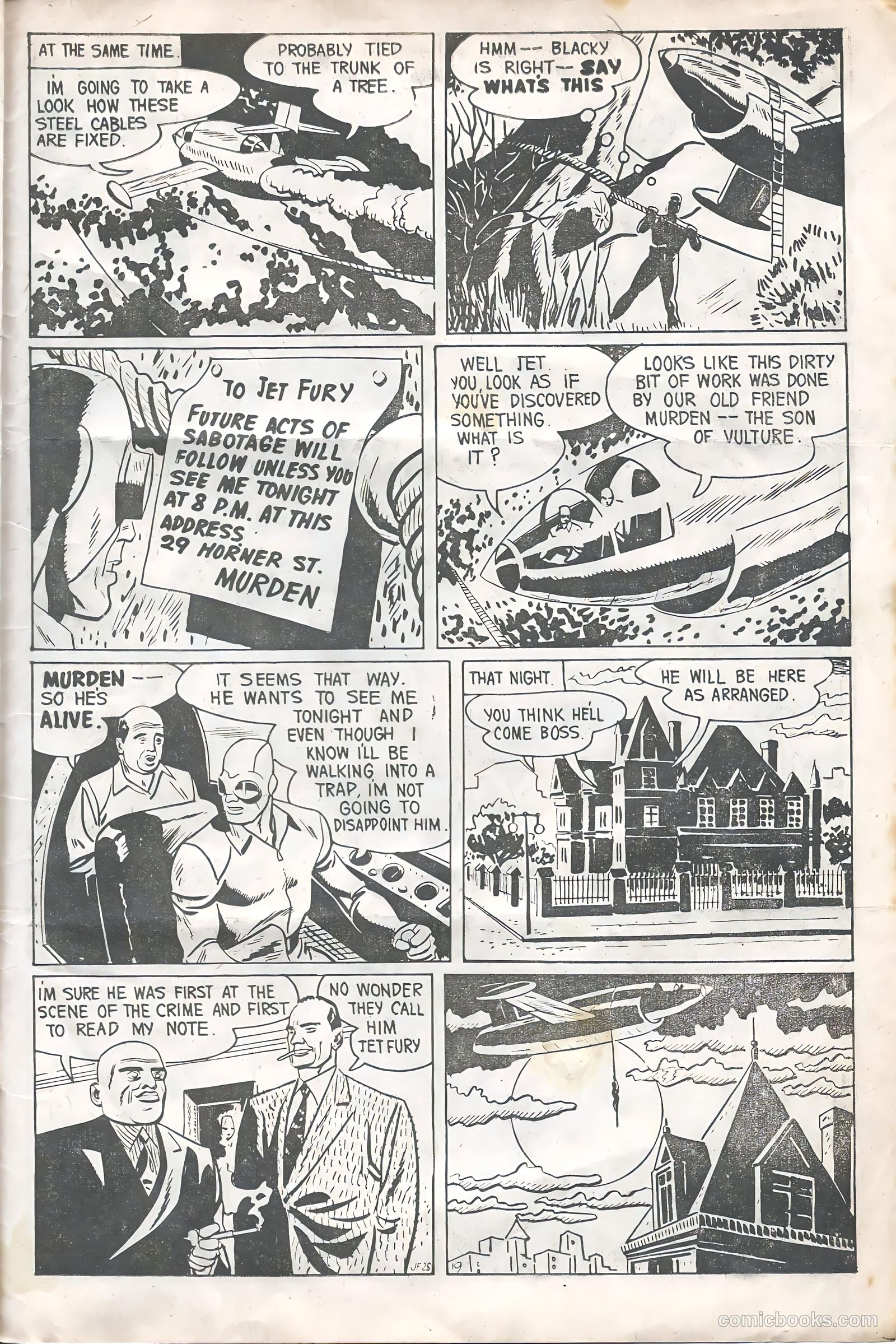 Jet Fury #25 (1952) — page 19 of 24