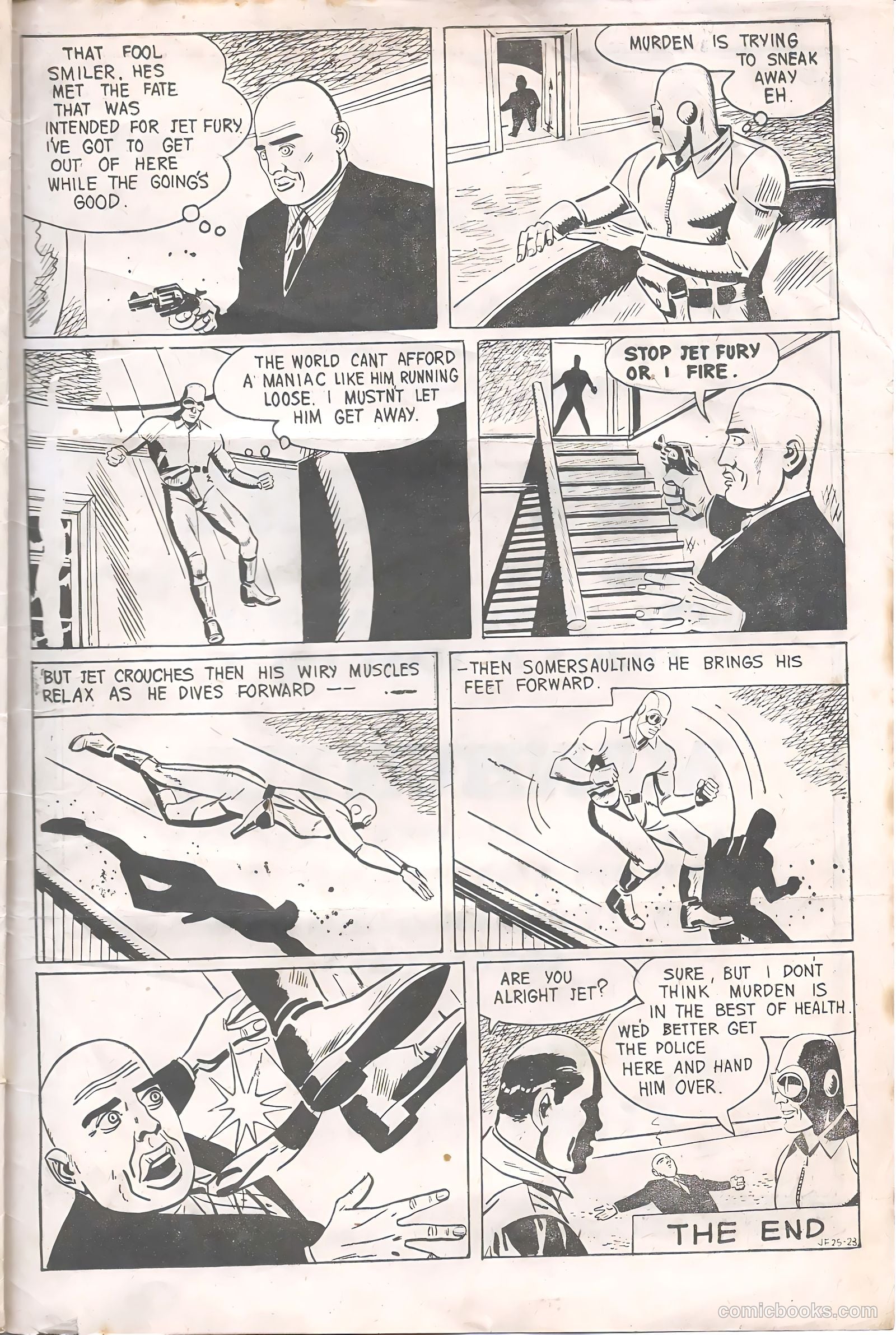 Jet Fury #25 (1952) — page 23 of 24