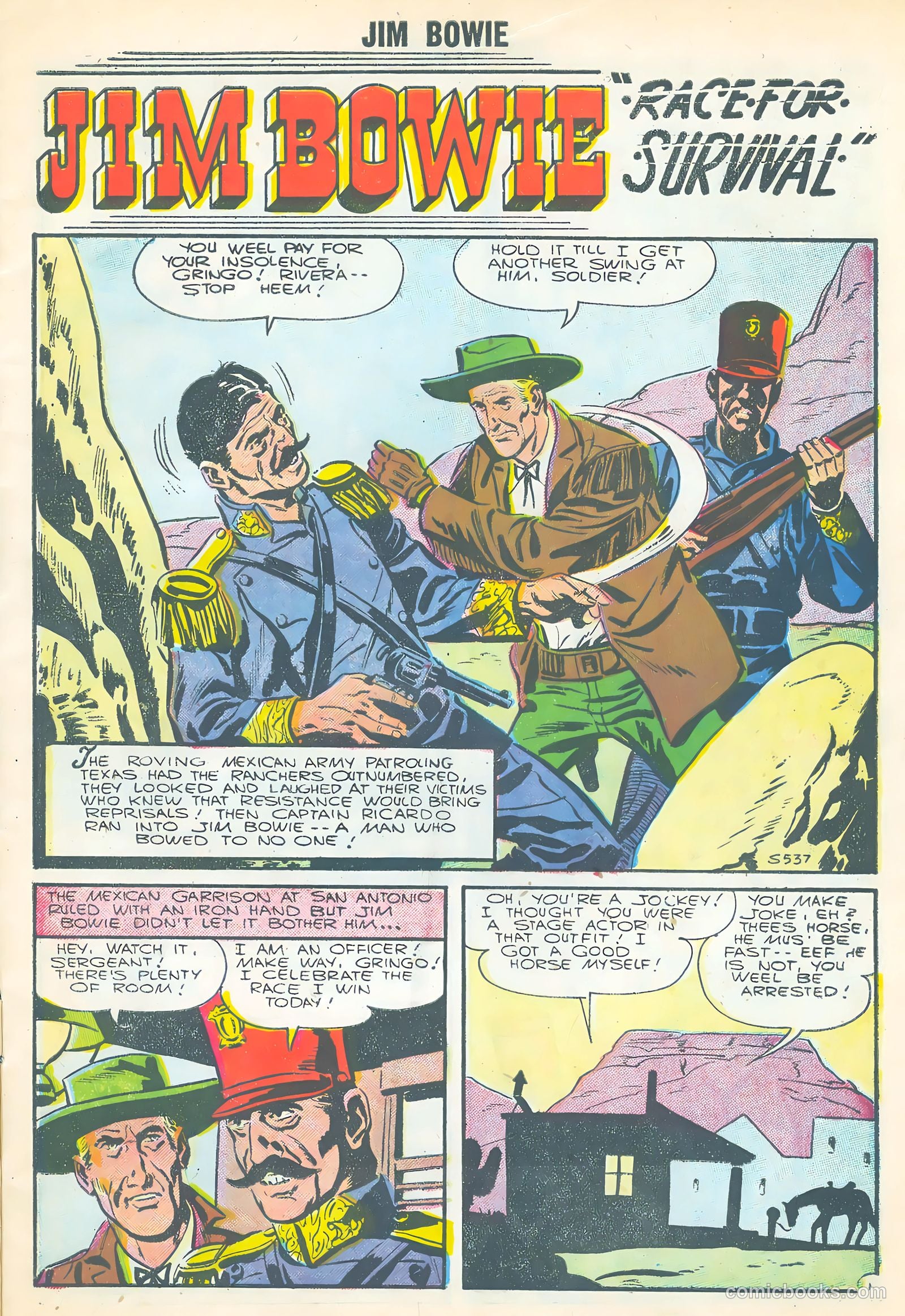 Jim Bowie #16 (1956) — page 3 of 36