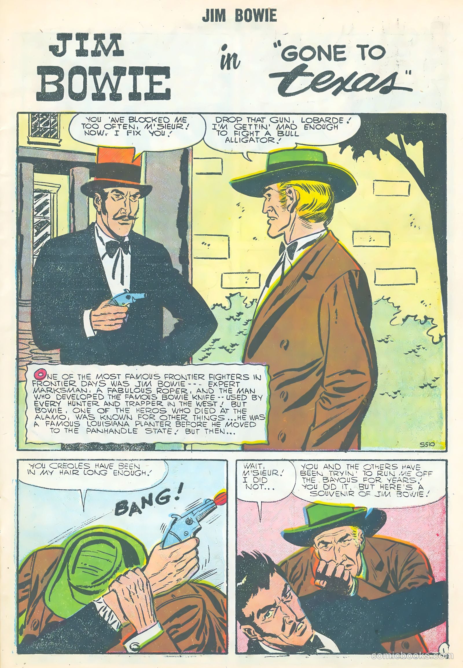 Jim Bowie #16 (1956) — page 7 of 36