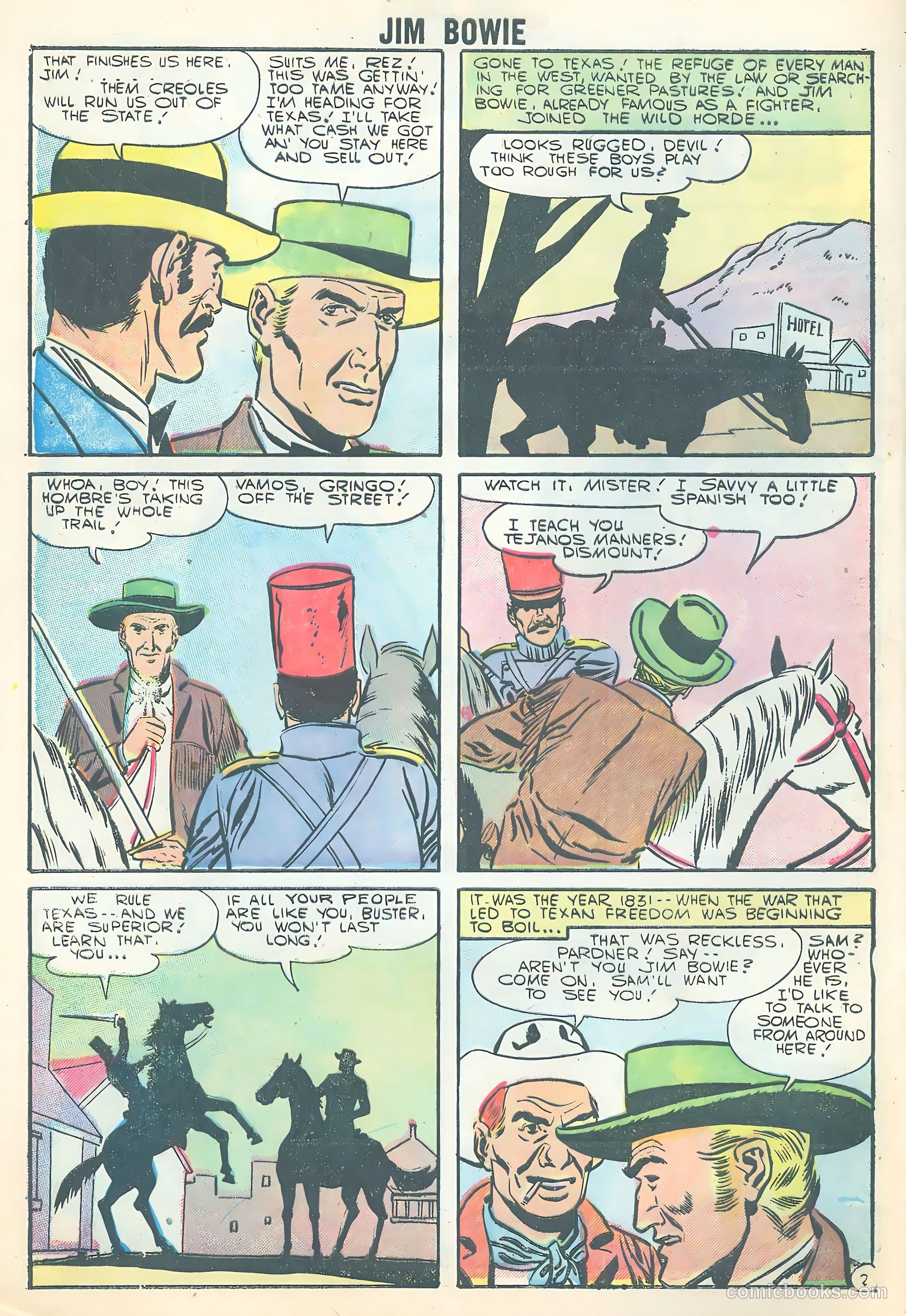 Jim Bowie #16 (1956) — page 8 of 36