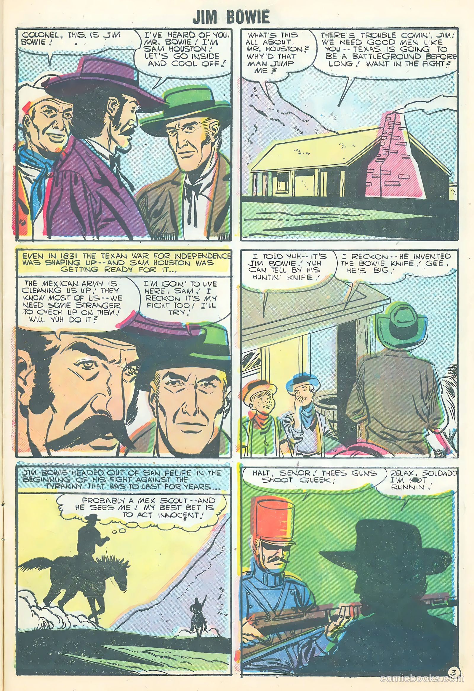 Jim Bowie #16 (1956) — page 9 of 36