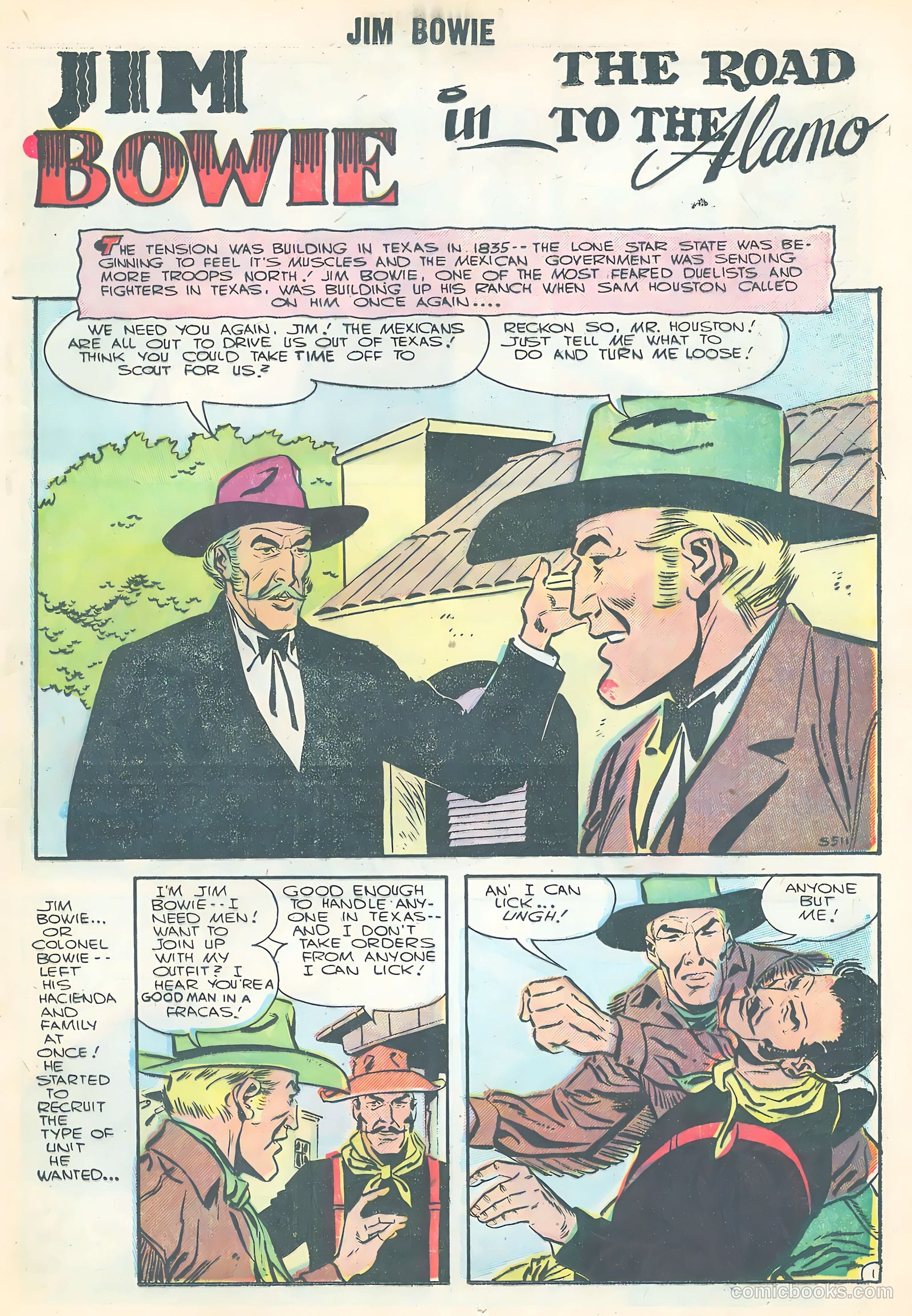 Jim Bowie #16 (1956) — page 13 of 36