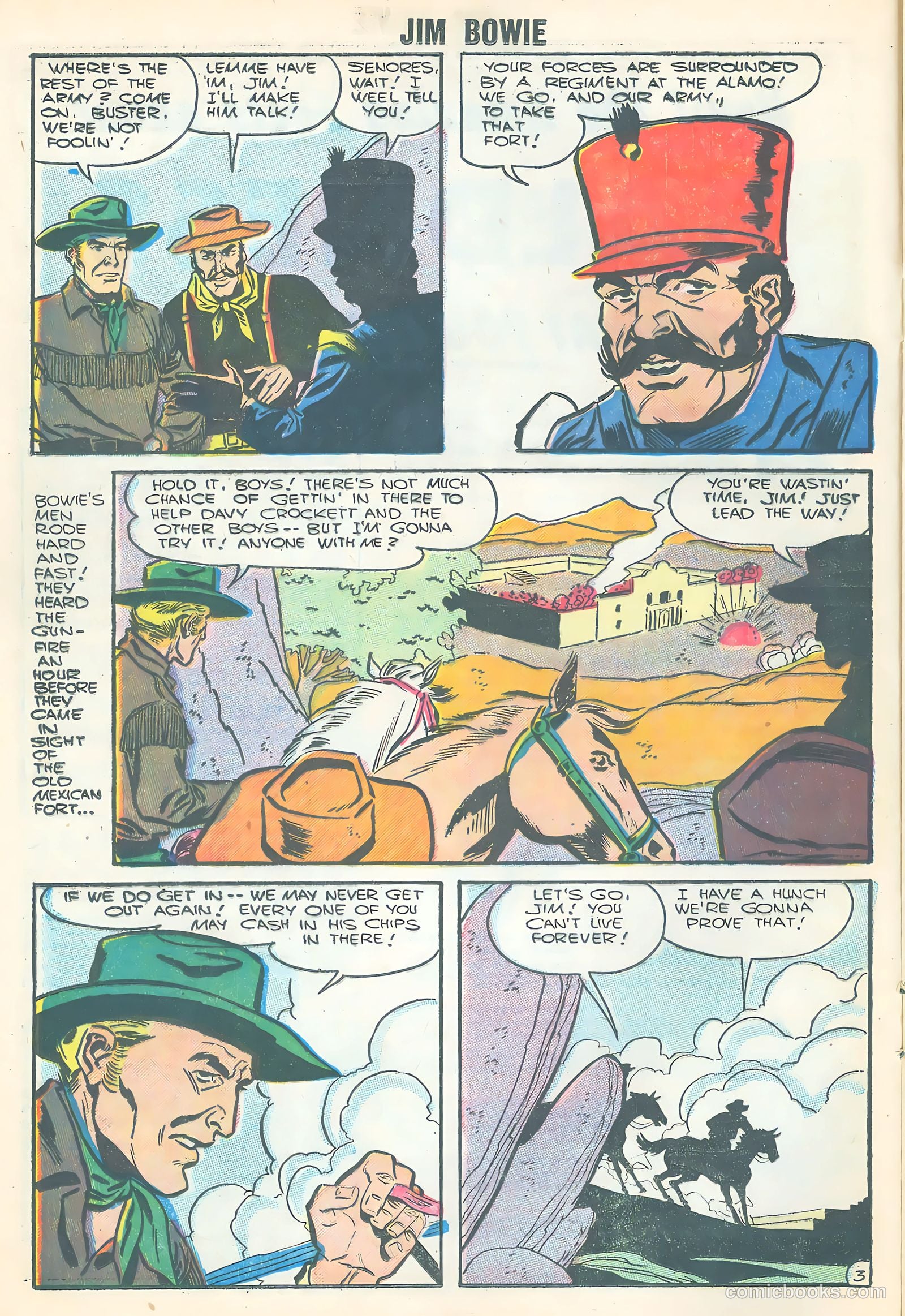 Jim Bowie #16 (1956) — page 16 of 36