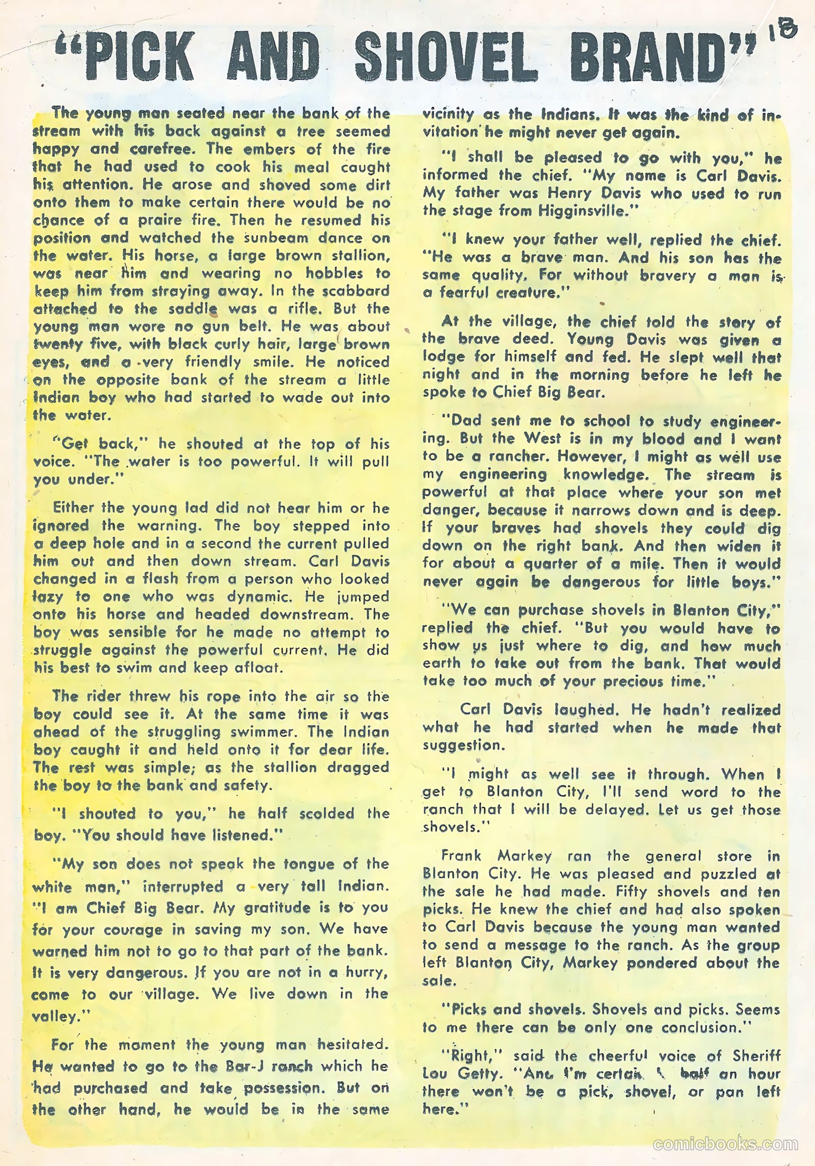 Jim Bowie #16 (1956) — page 20 of 36