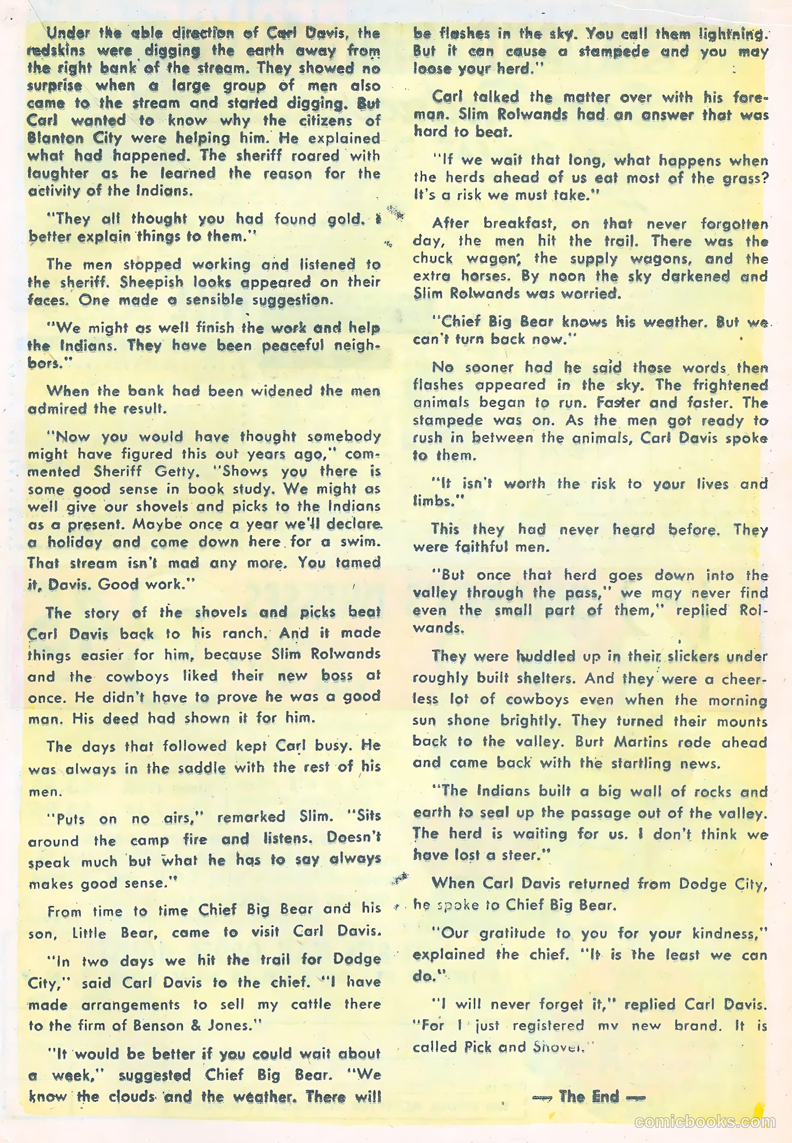 Jim Bowie #16 (1956) — page 21 of 36