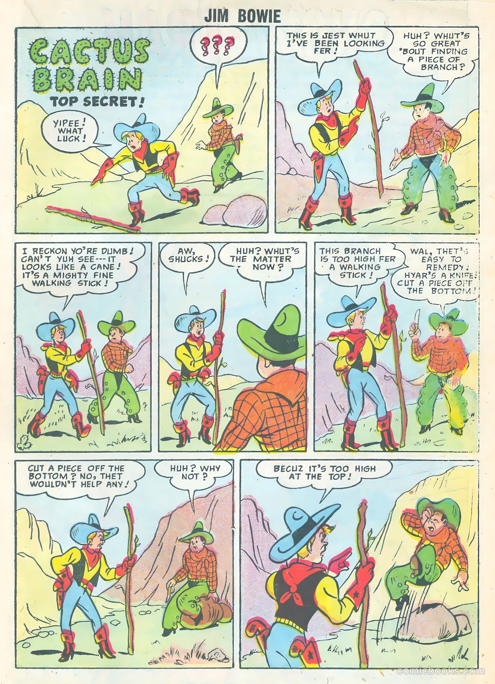 Jim Bowie #16 (1956) — page 23 of 36