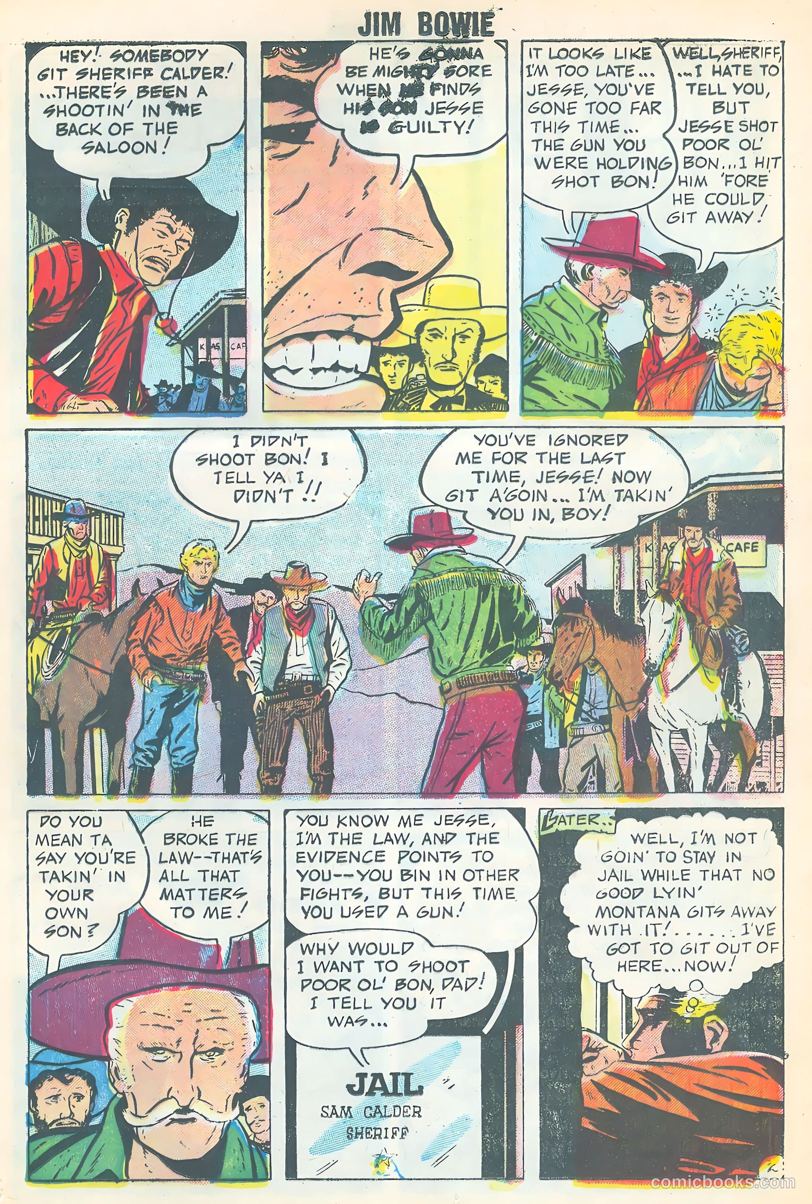 Jim Bowie #16 (1956) — page 25 of 36