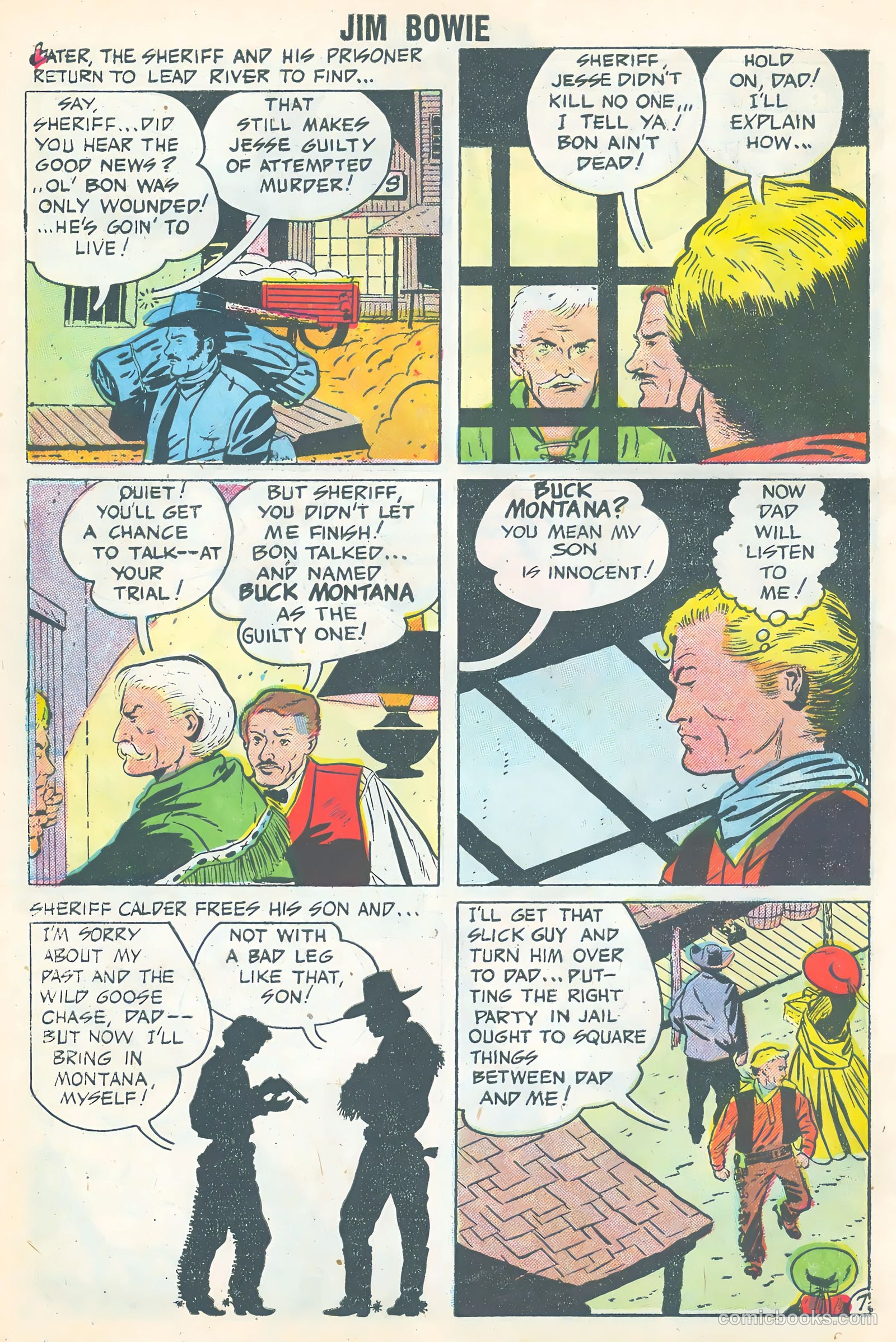 Jim Bowie #16 (1956) — page 30 of 36