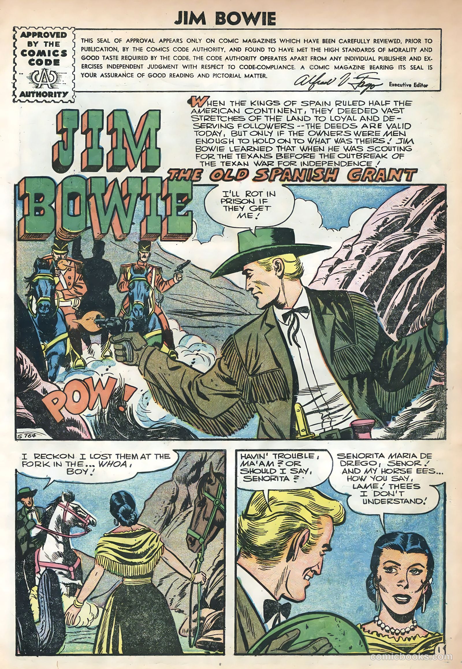 Jim Bowie #17 (1956) — page 3 of 36