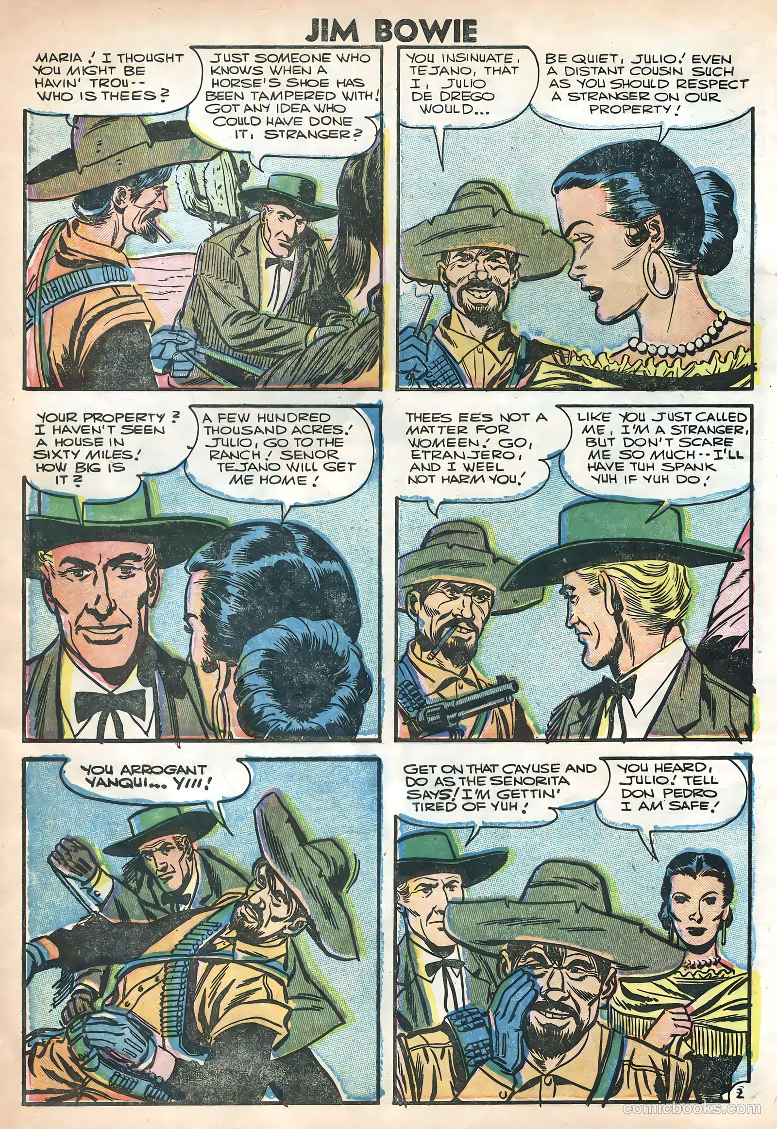 Jim Bowie #17 (1956) — page 4 of 36