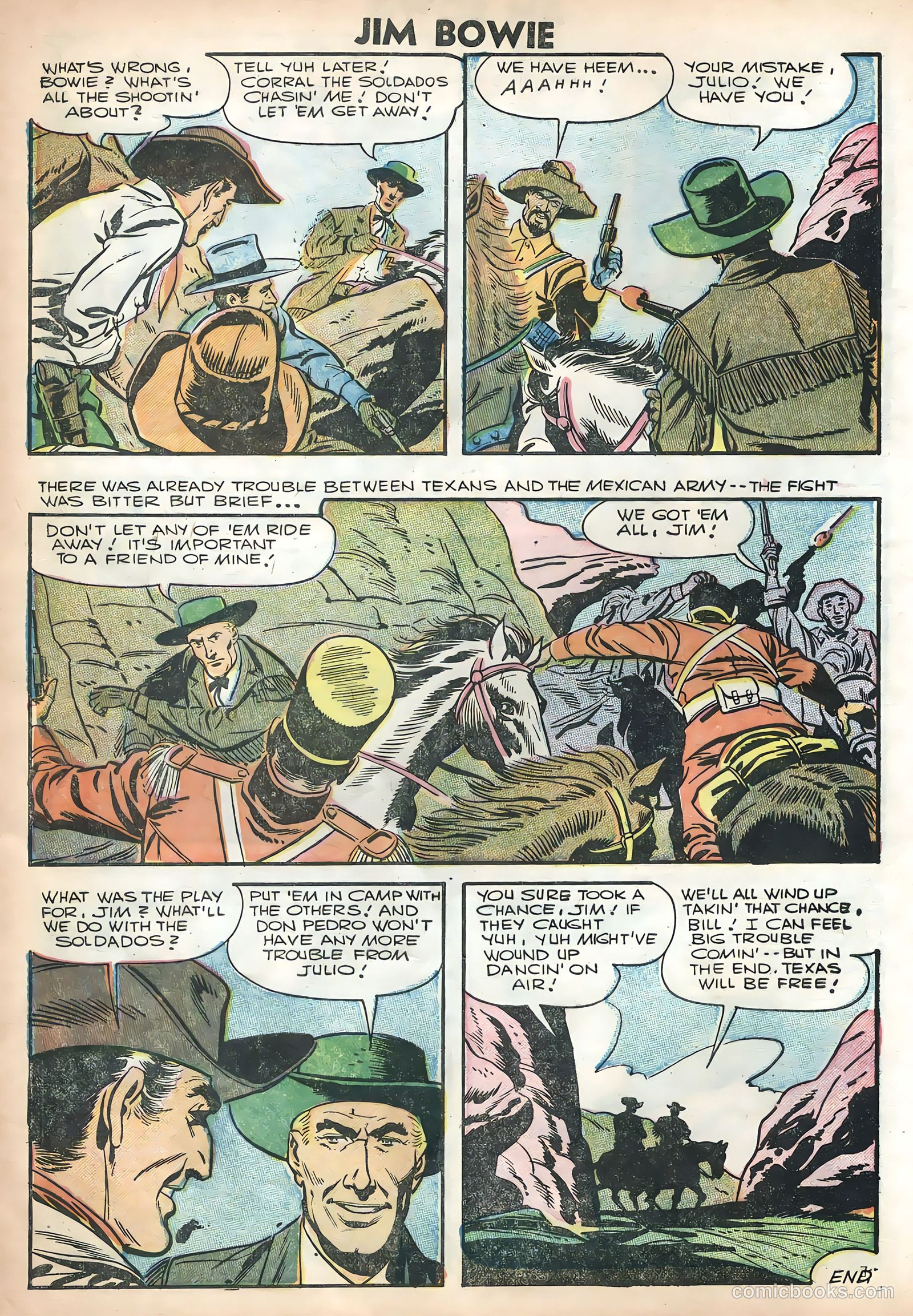 Jim Bowie #17 (1956) — page 8 of 36