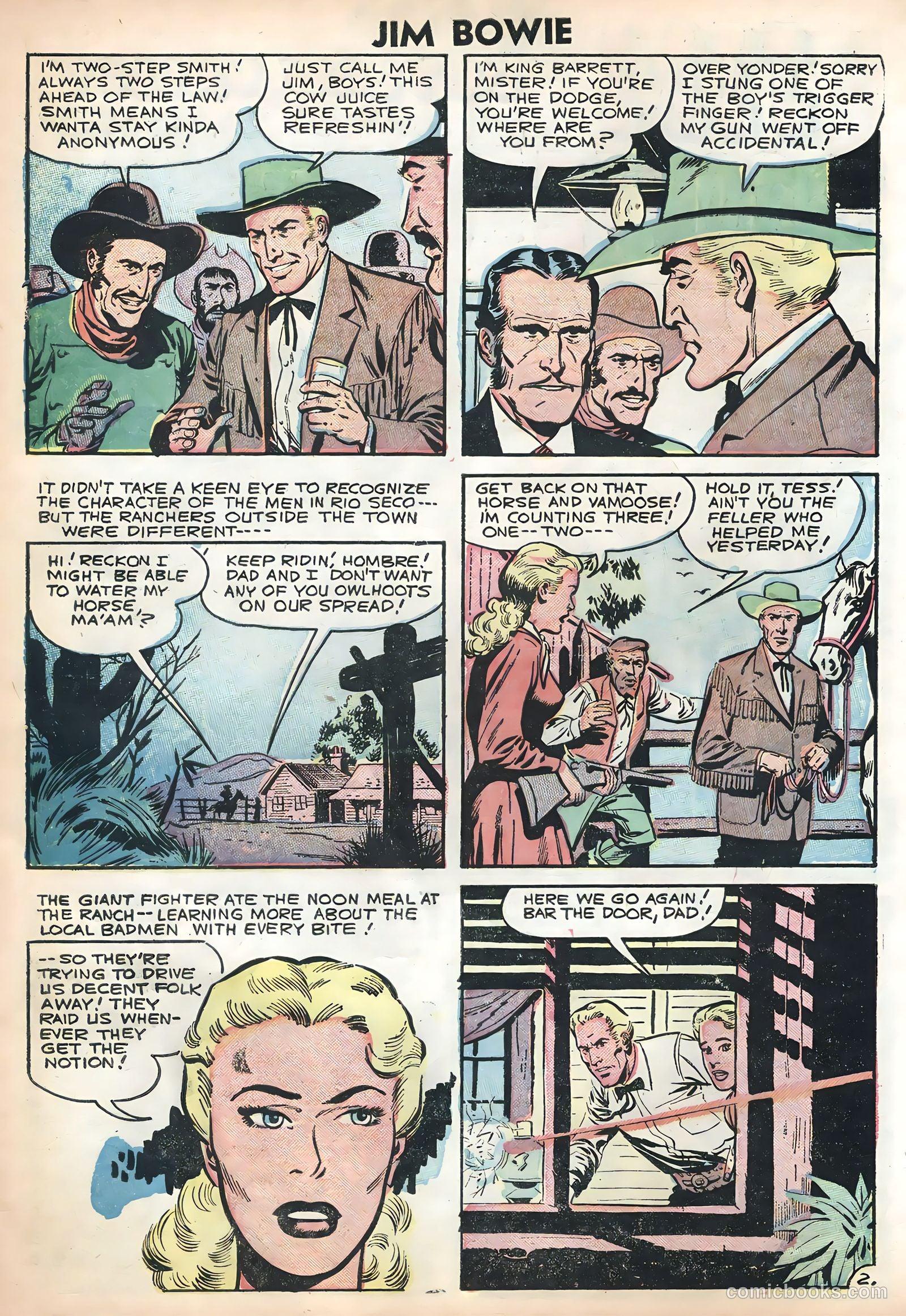 Jim Bowie #17 (1956) — page 10 of 36
