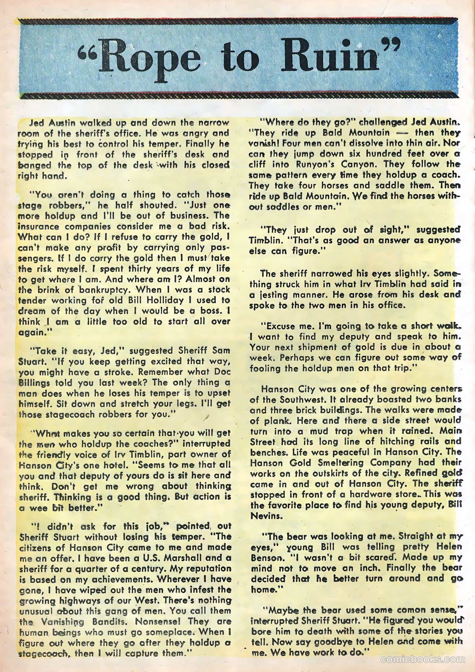 Jim Bowie #17 (1956) — page 16 of 36