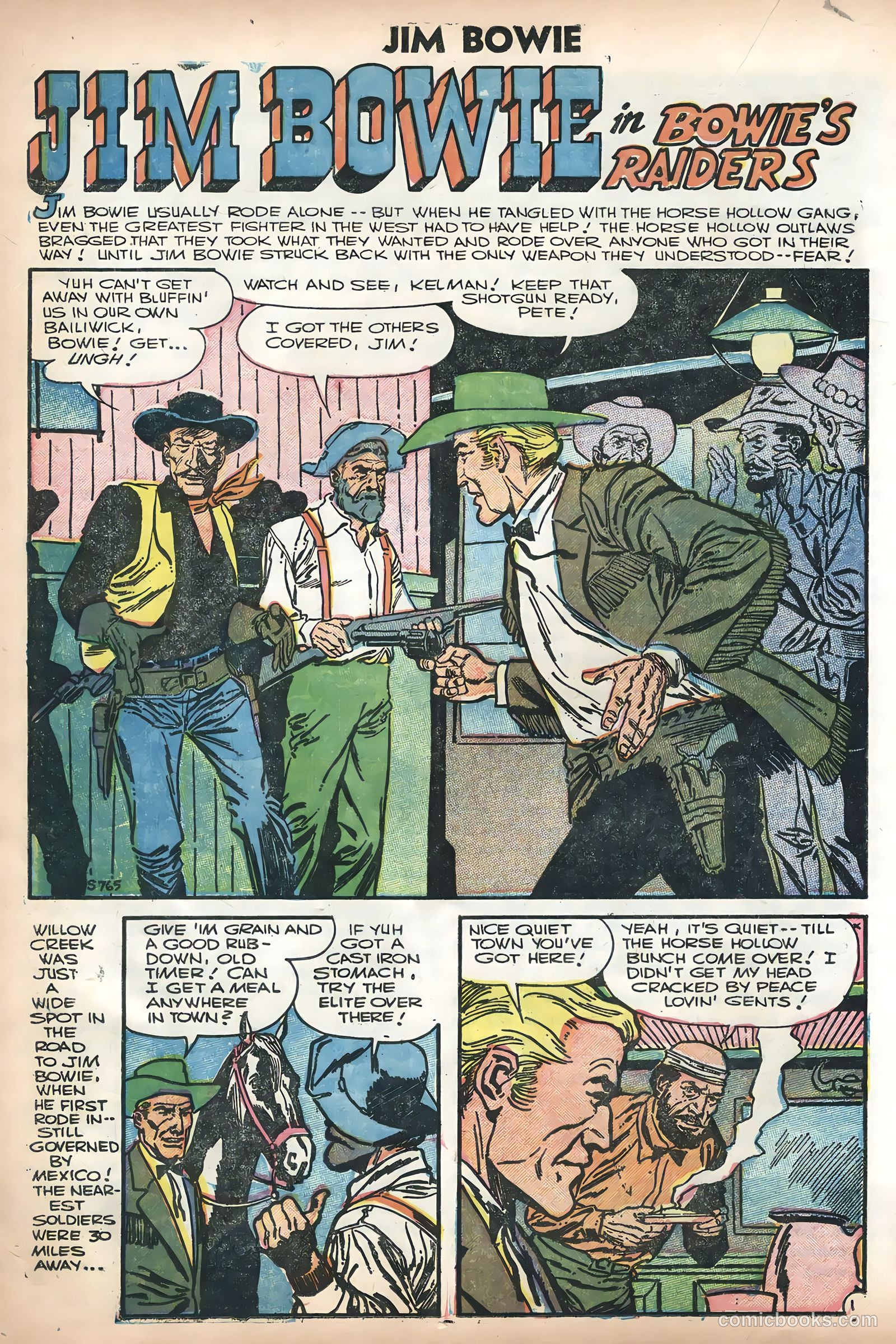 Jim Bowie #17 (1956) — page 18 of 36