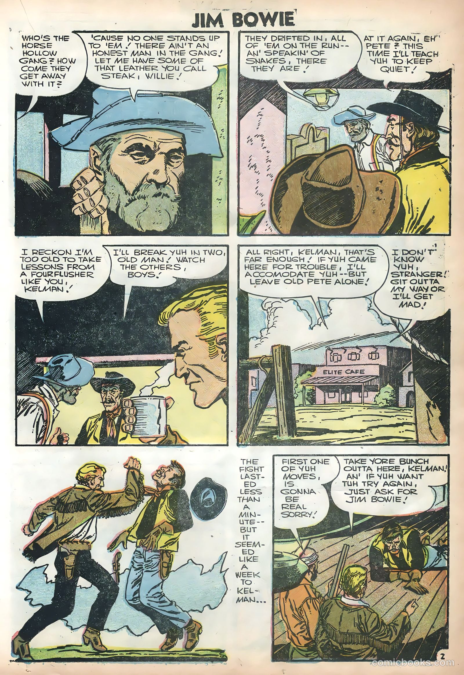 Jim Bowie #17 (1956) — page 19 of 36