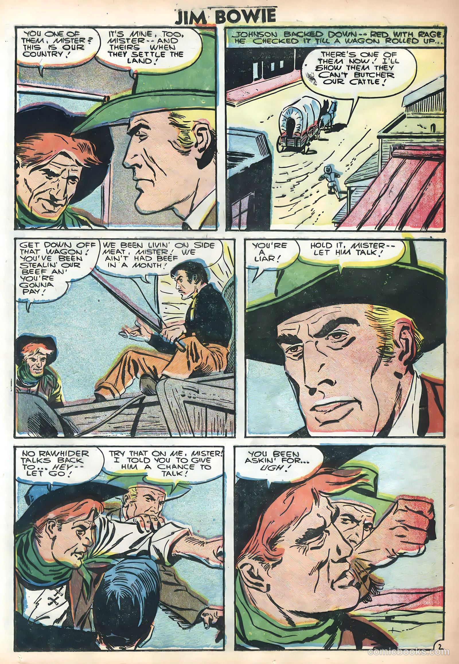 Jim Bowie #17 (1956) — page 25 of 36