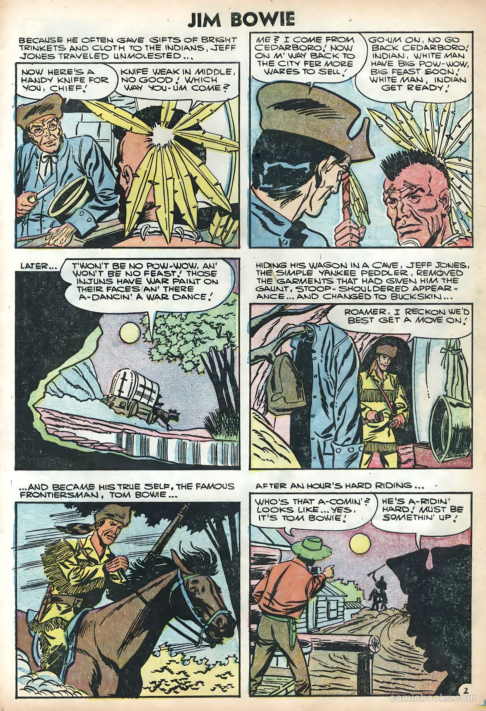 Jim Bowie #17 (1956) — page 29 of 36
