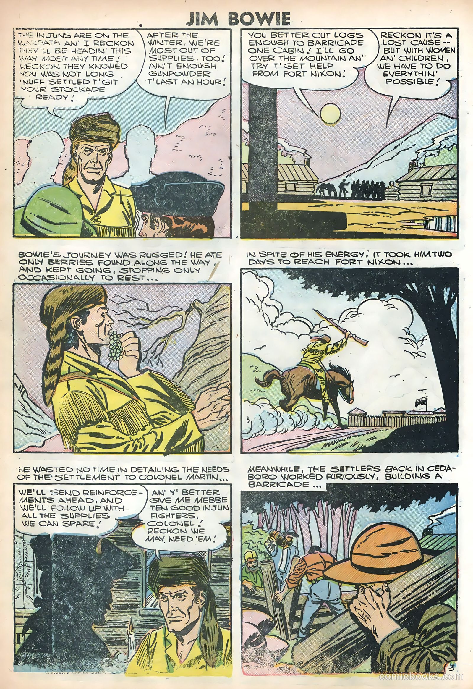 Jim Bowie #17 (1956) — page 30 of 36