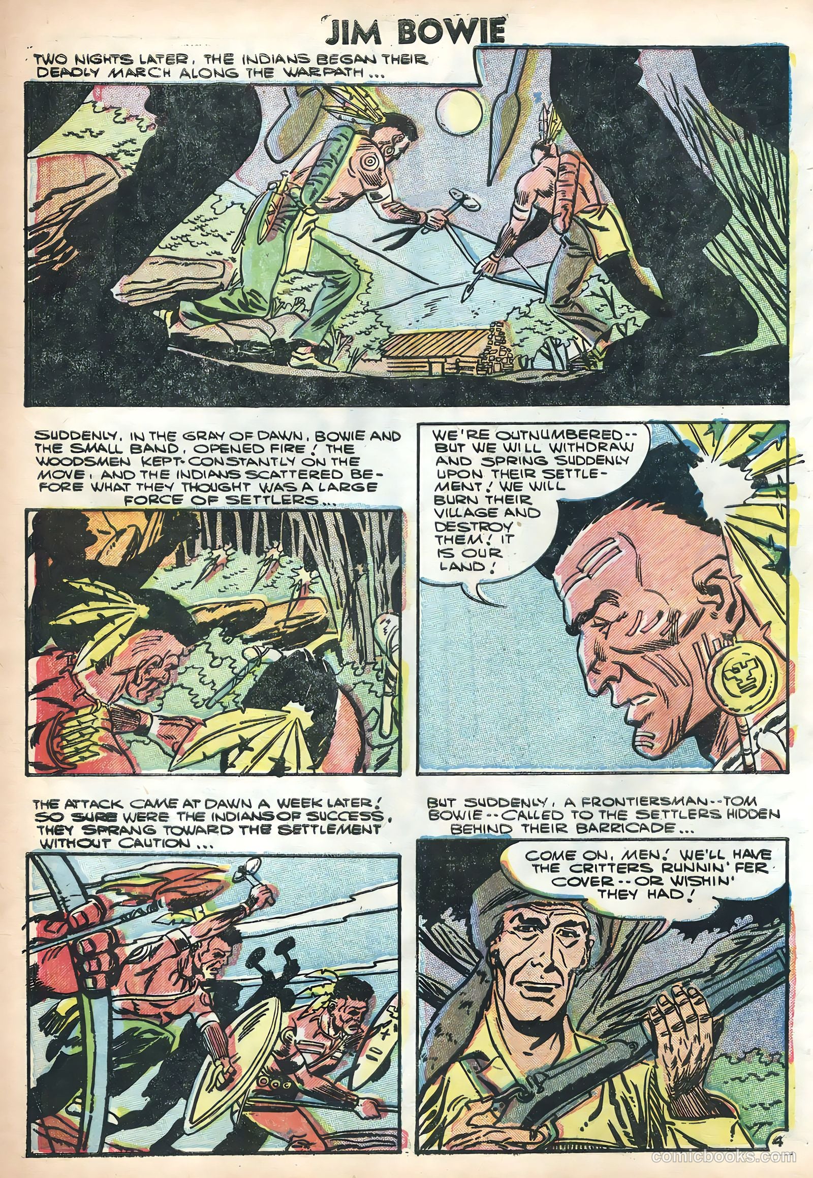 Jim Bowie #17 (1956) — page 32 of 36