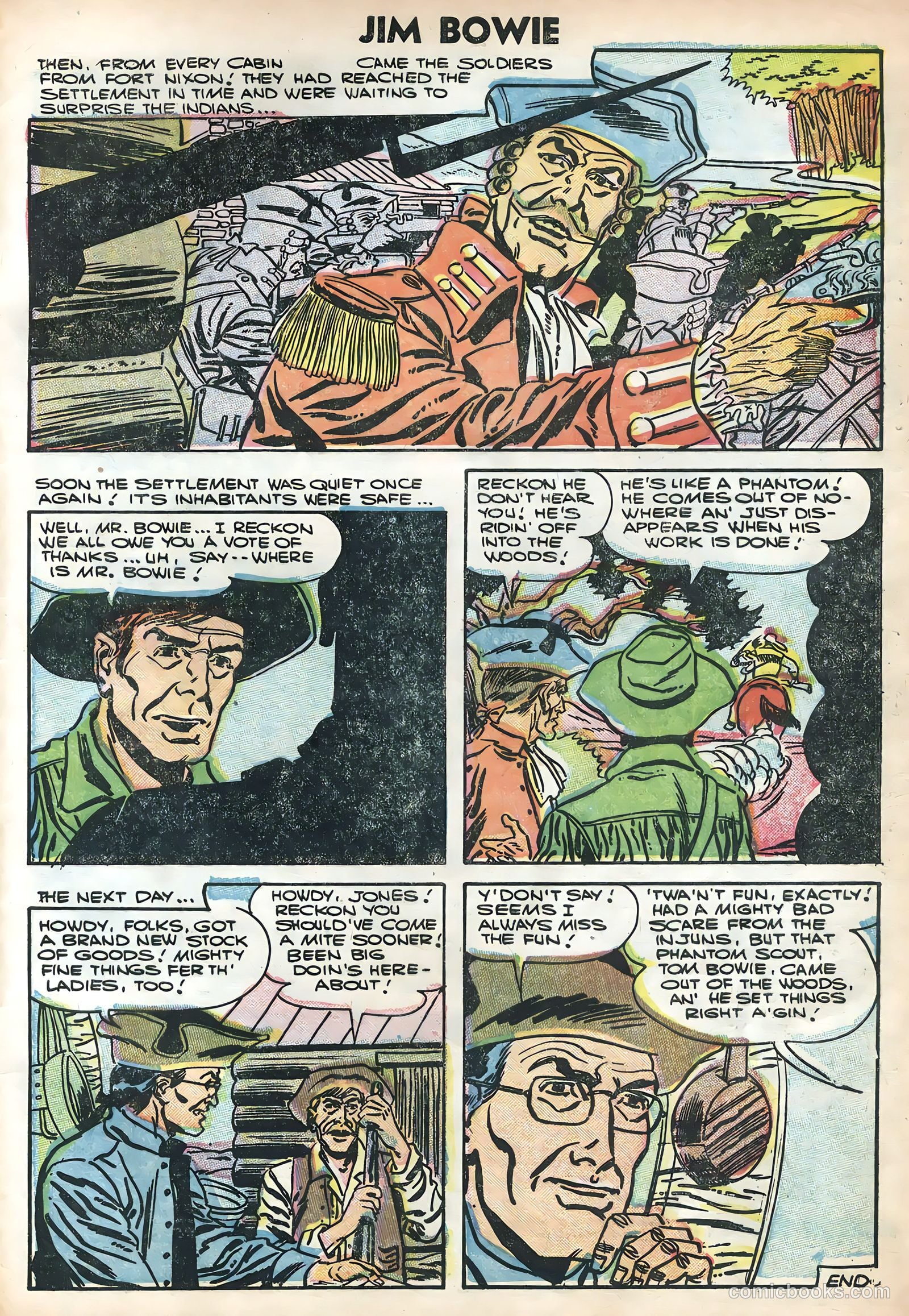 Jim Bowie #17 (1956) — page 33 of 36